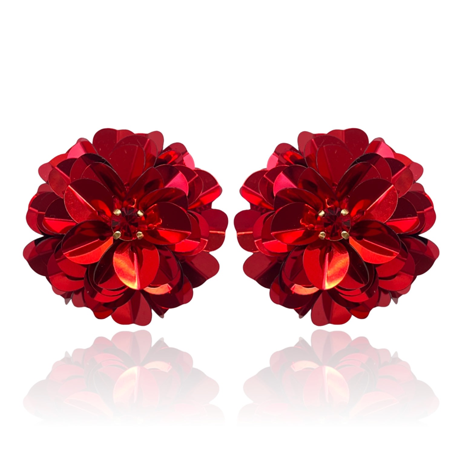 Women’s Blossom Studs Red Pinar Ozevlat