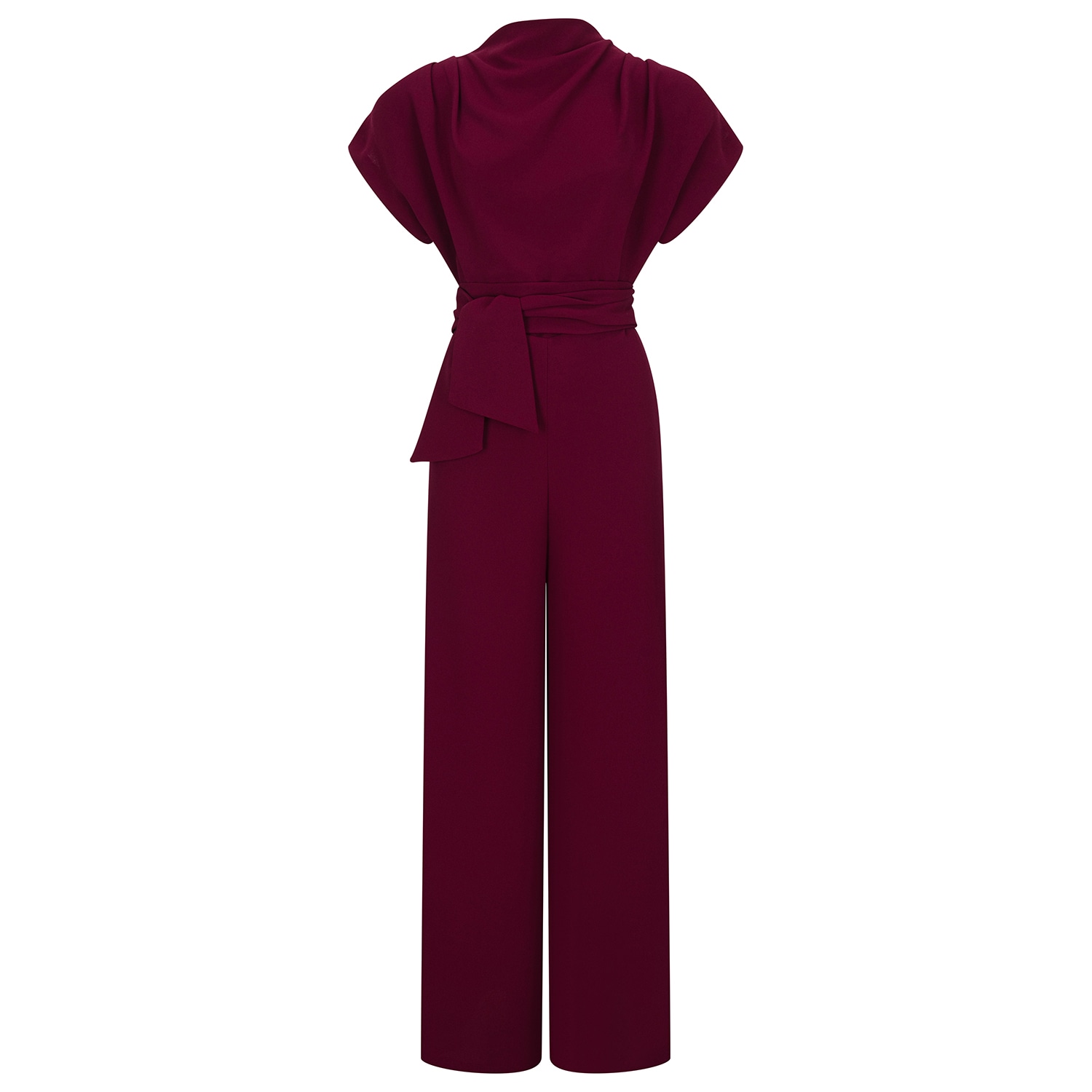 Women’s Red Pacey Jumpsuit - Passionate Plum Extra Small House of Lily