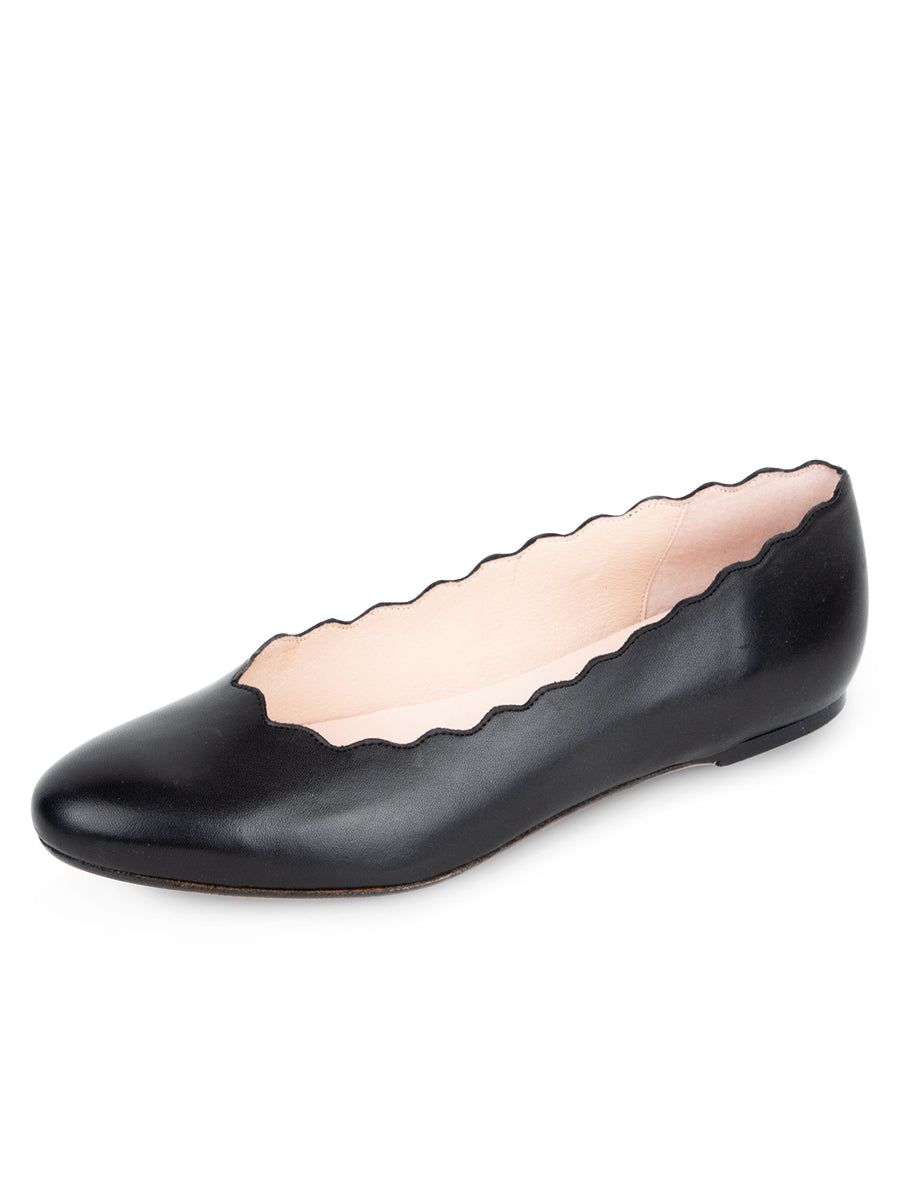 Women’s Palm Beach Ballet Flat Black 7 Uk Patricia Green