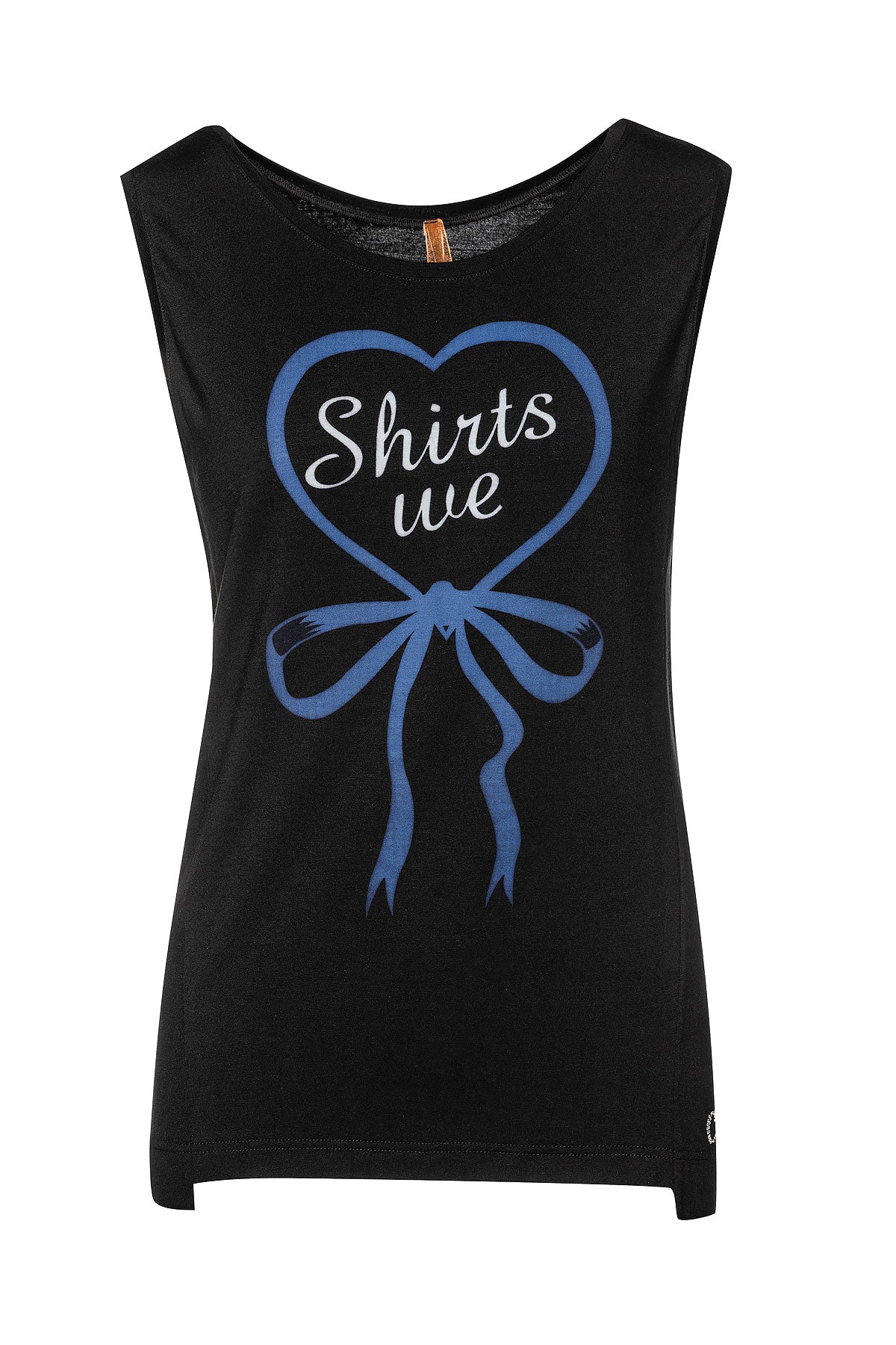 Women’s Sleeveless Black Shirts We Love Top Medium Conquista