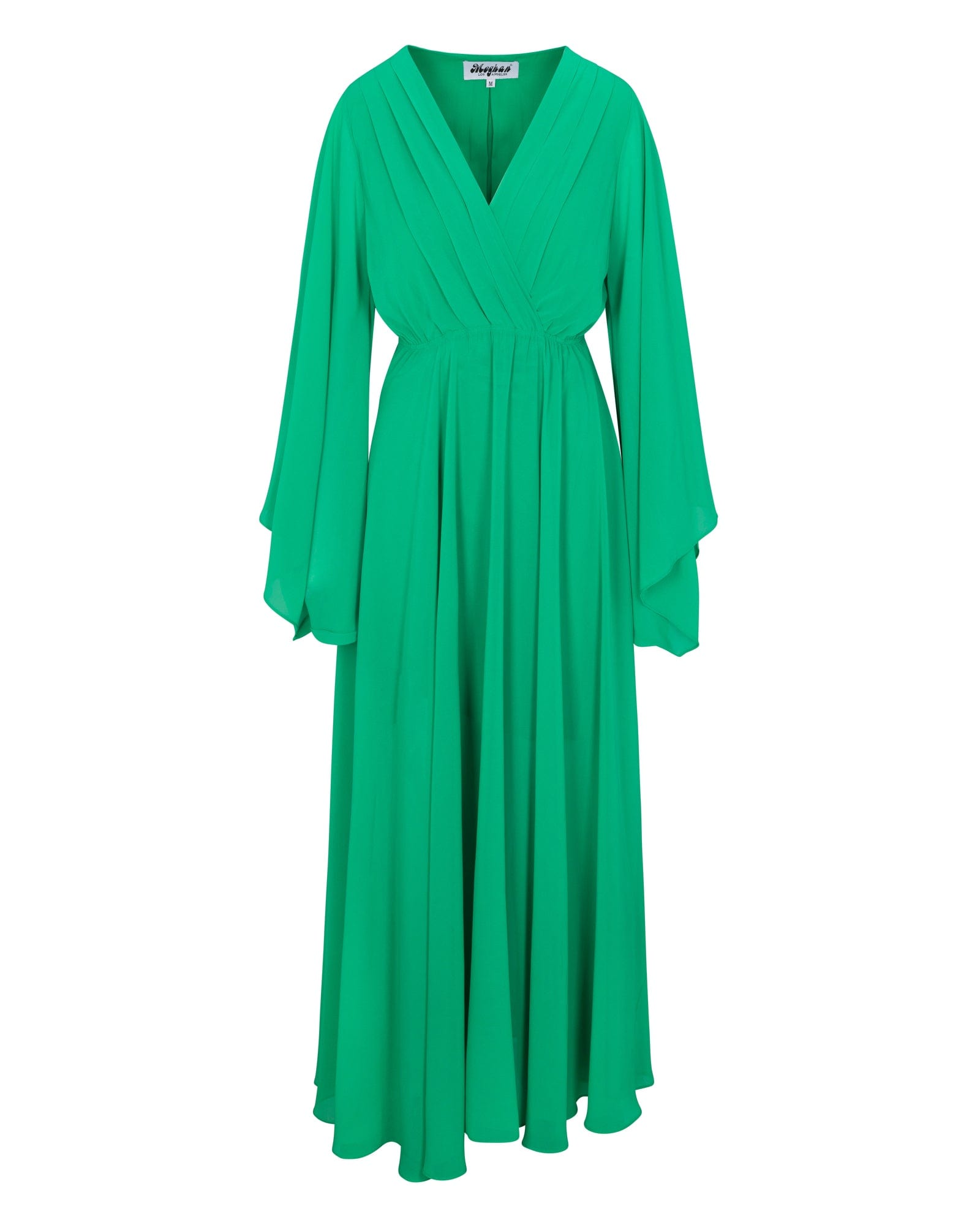 Women’s Green Sunset Maxi Dress - Emerald Xxxs Meghan Fabulous