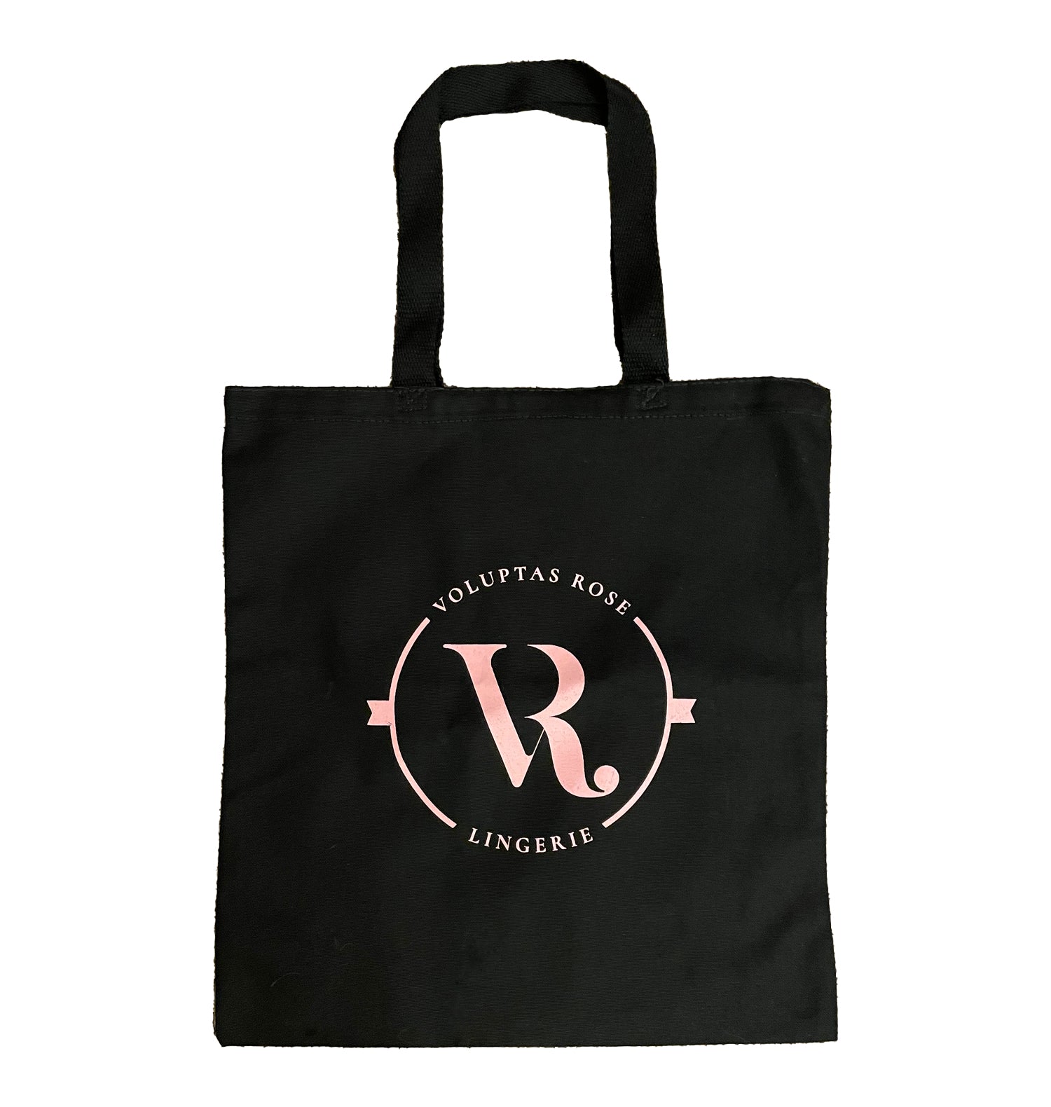 Women’s Black Voluptas Rose Lingerie Tote Bag One Size