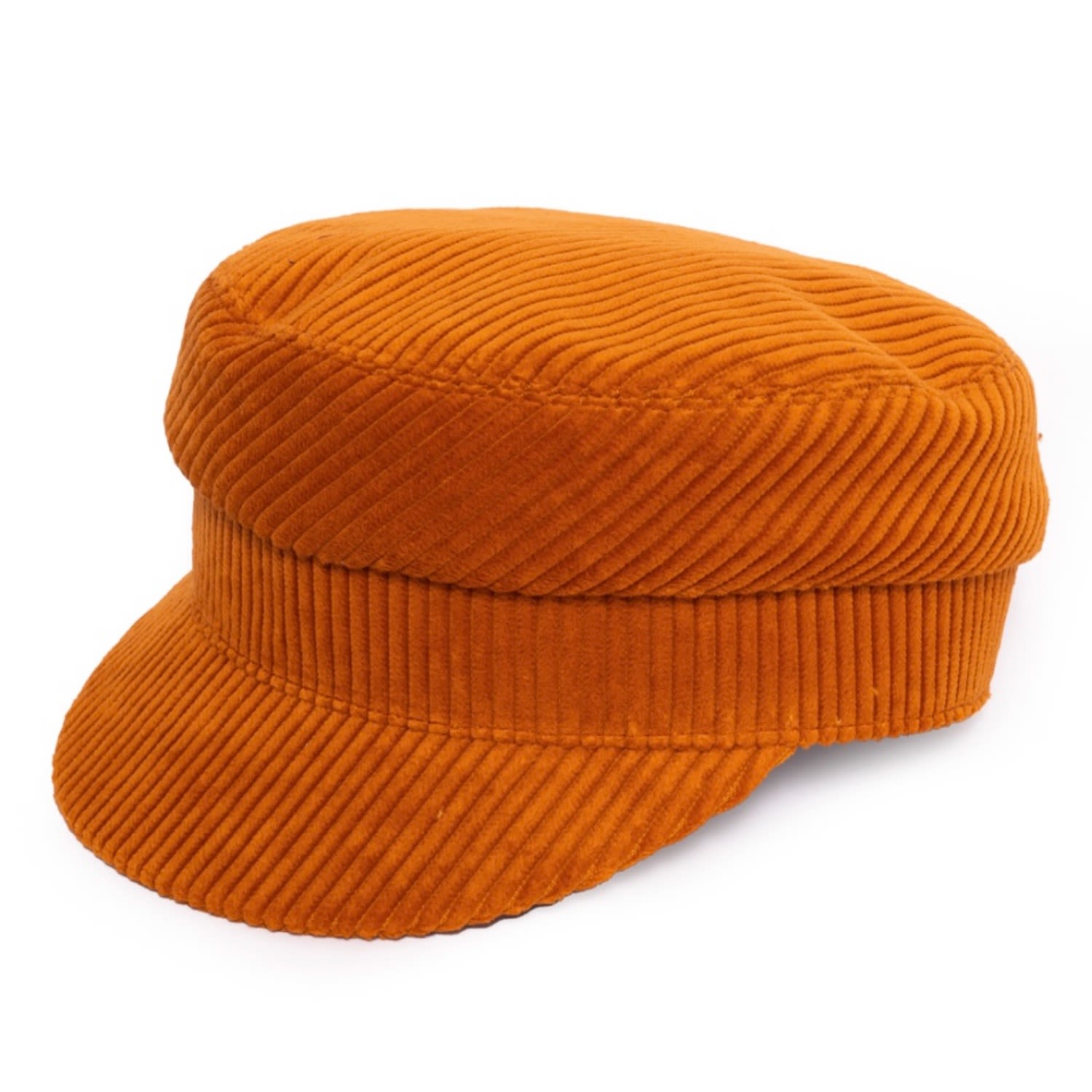 Women’s Yellow / Orange Maltaise Cap Ochre Corduroy 57Cm Anthony Peto