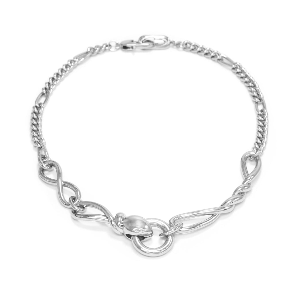 Women’s Symbols Serpent Necklace - Silver Capsule Eleven