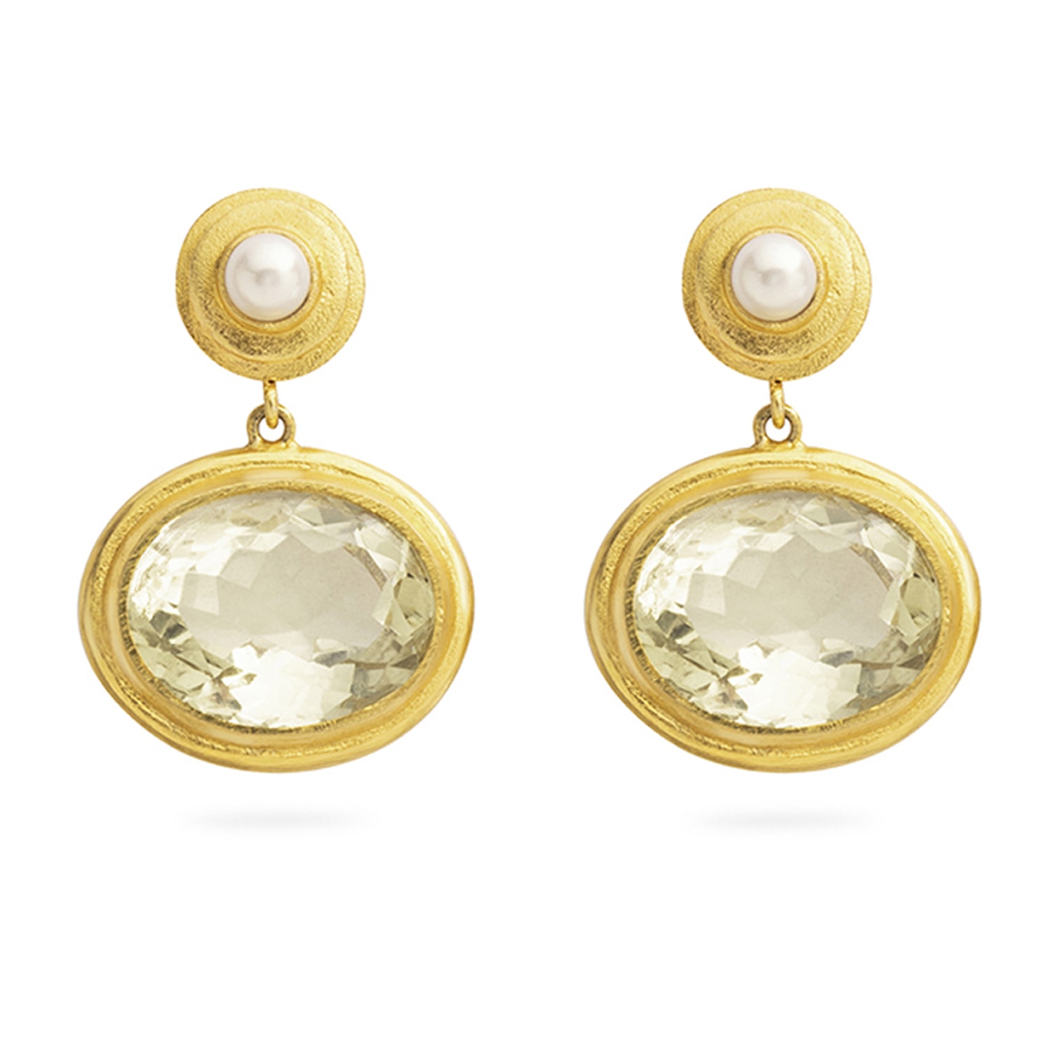 Women’s Citrine Gold Earring Lora