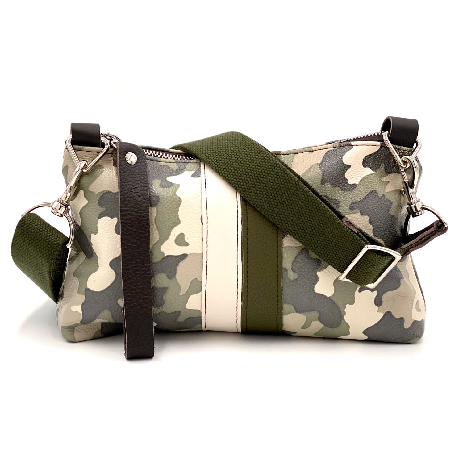 Women’s Green Nancy Crossbody Bag In Stone Camo Lynn Tallerico