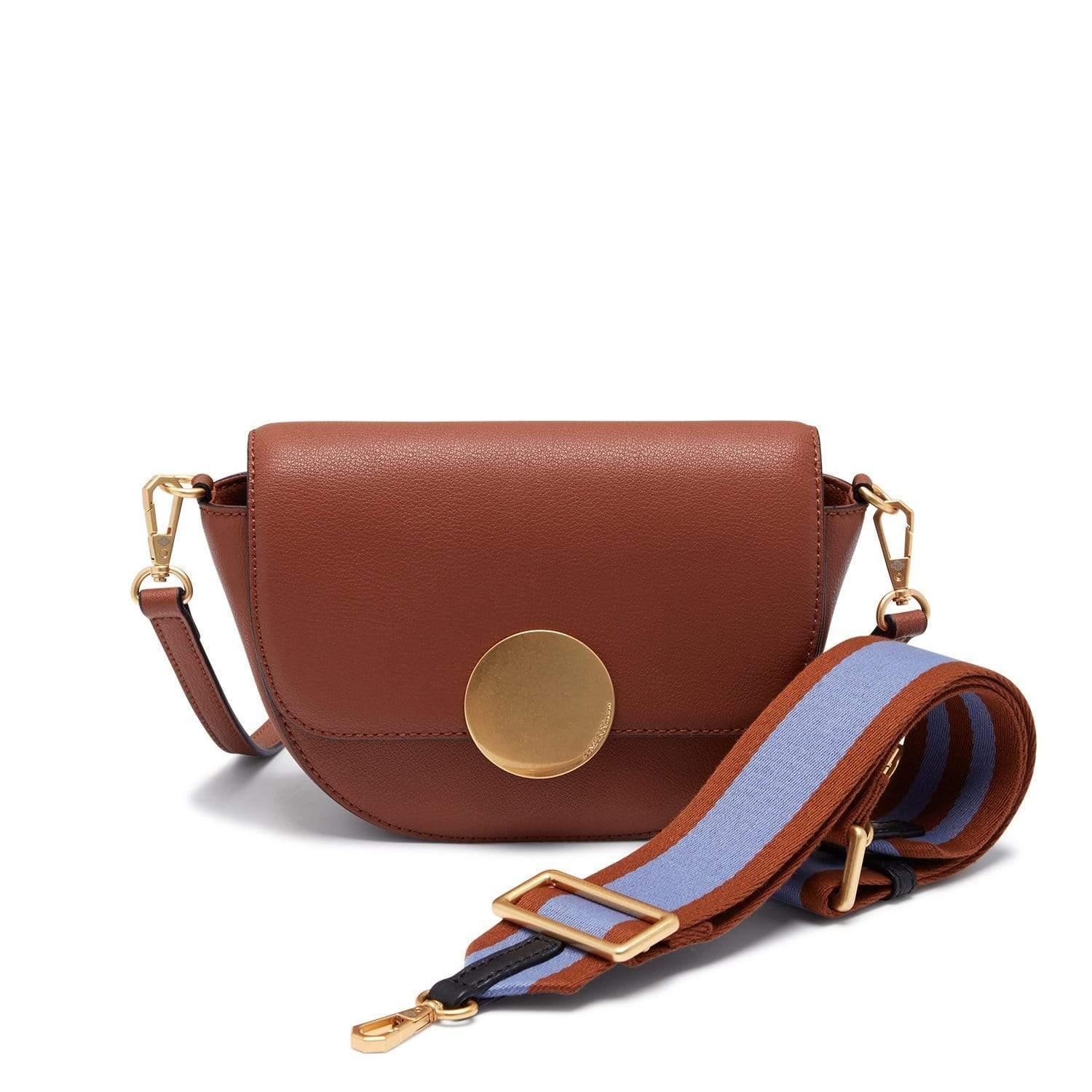 Women’s Brown Lottie Saddle Crossbody -Toffee Tan One Size Oryany