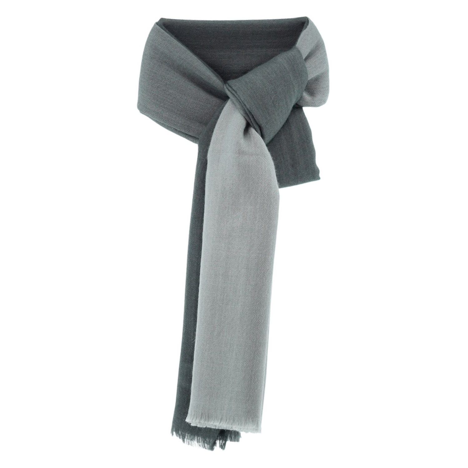 Men’s Granite Grey Cashmere Scarf - Unisex Scarves by Franci