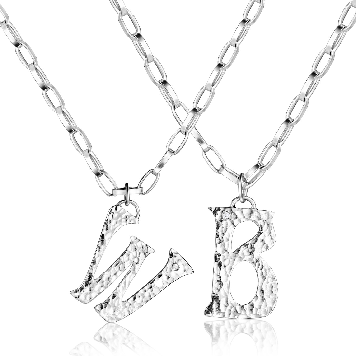 Women’s Silver & Diamond Letter Pendant Madeleine Holloway