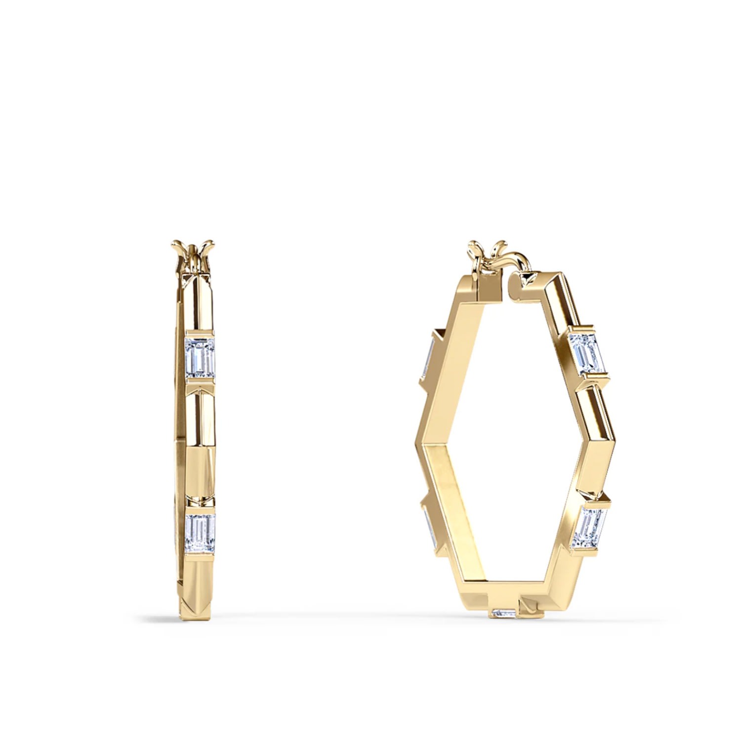 Women’s Gold The Claire Hoop Earrings - Medium Ora Ana