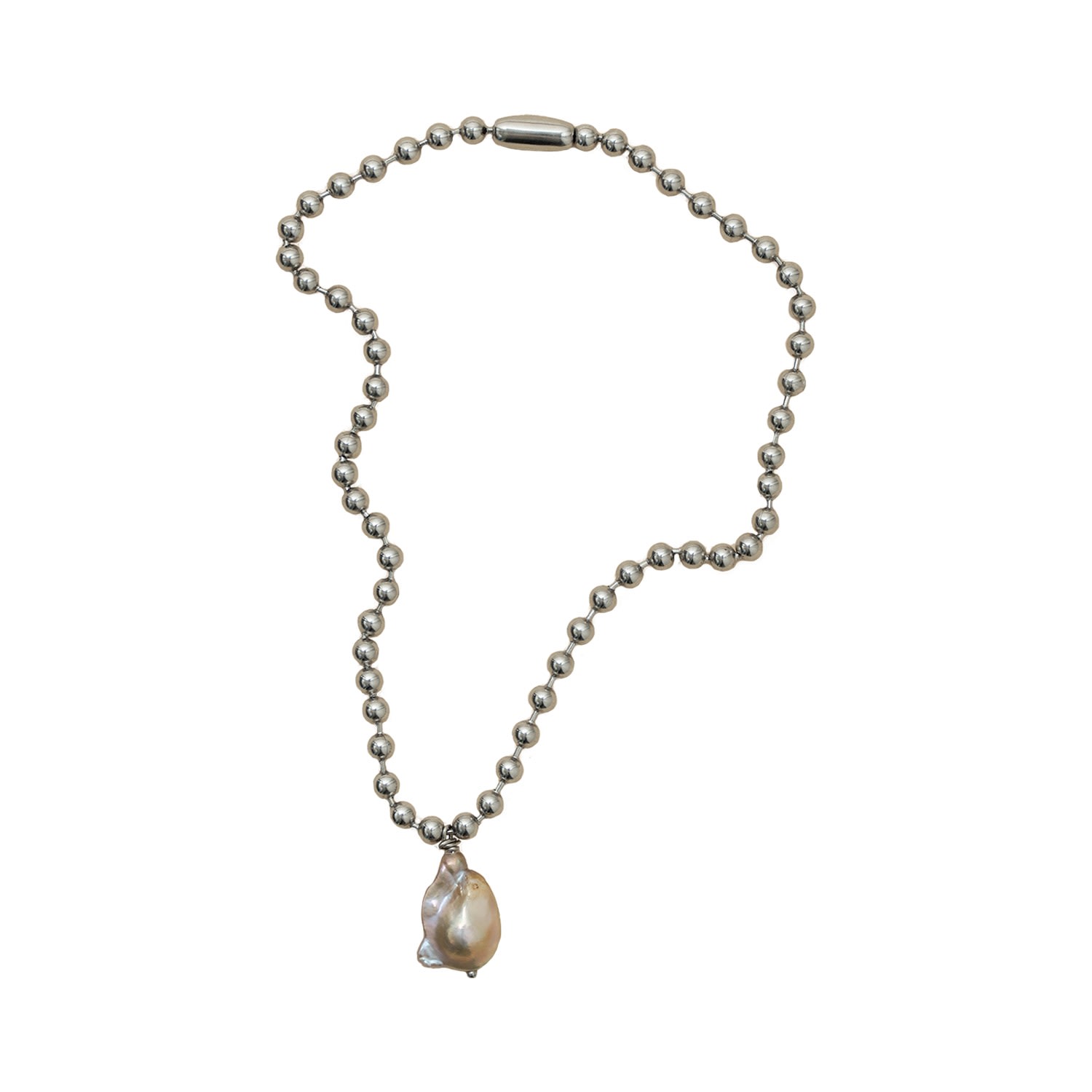 Women’s Silver Max Ball Chain Necklace Cocoatemyshoes