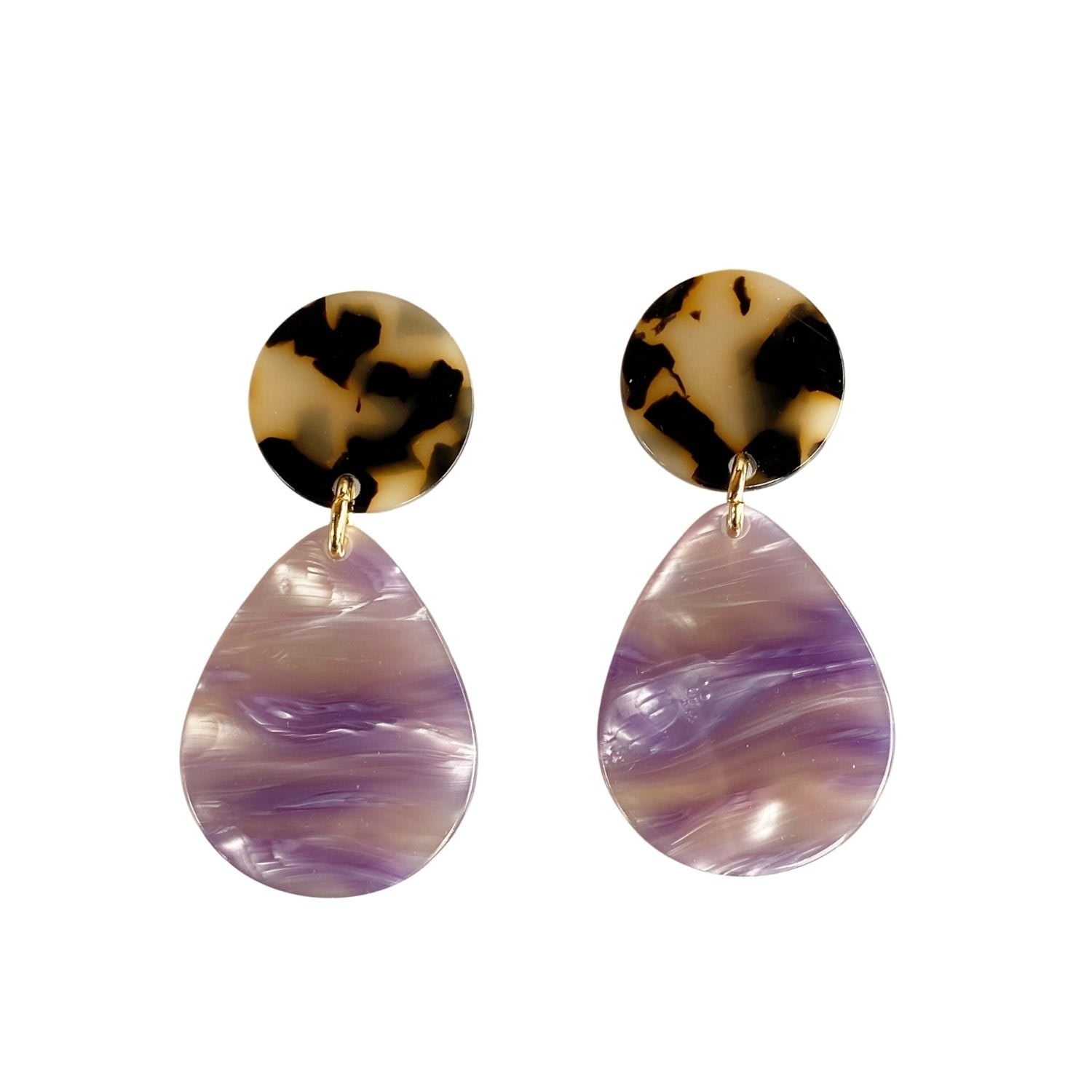 Women’s Teardrop Earrings In Dusty Lilac Closet Rehab