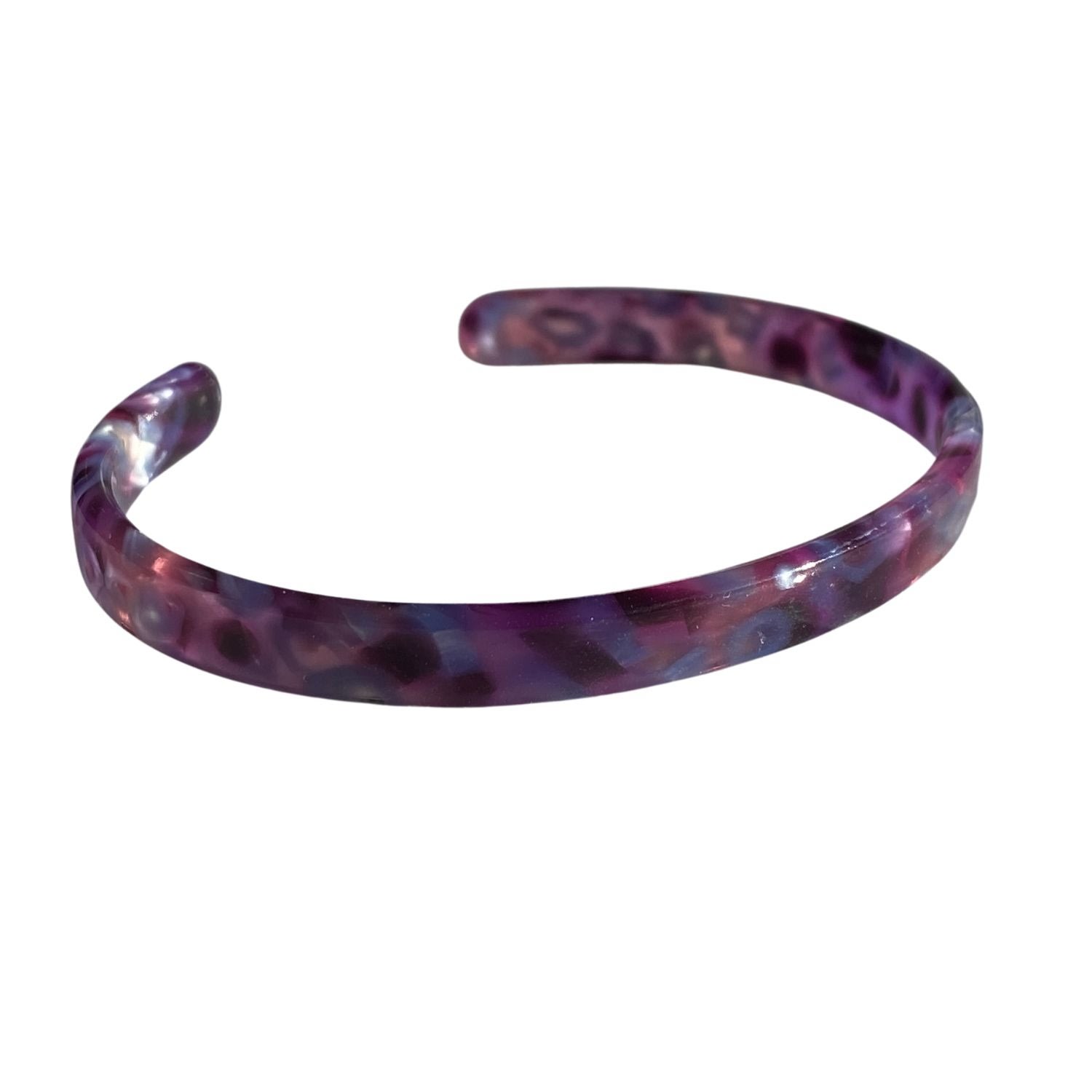 Women’s Skinny Cuff In Purple Python Closet Rehab