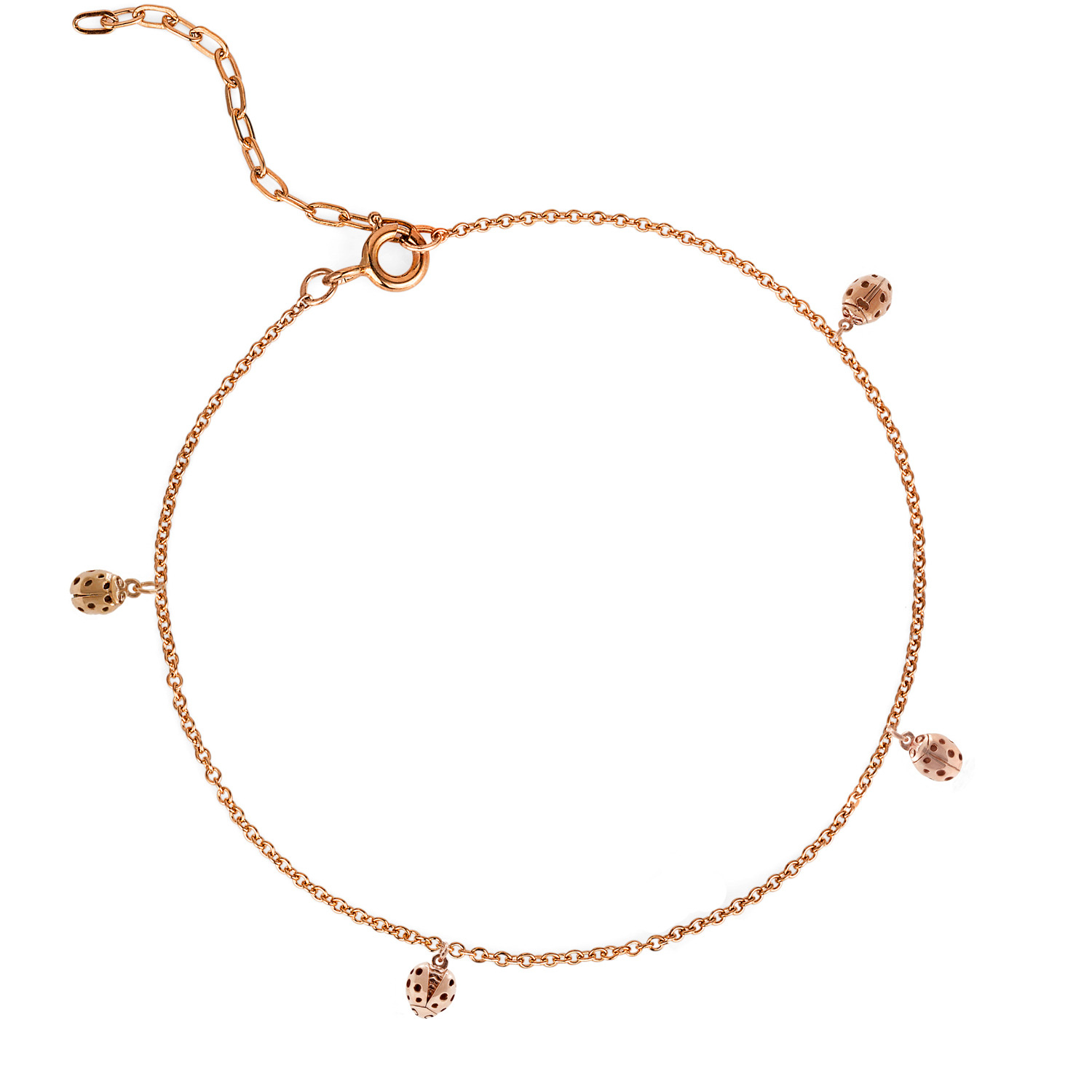 Loveliness Of Ladybirds Bracelet - Rose Gold Lee Renee