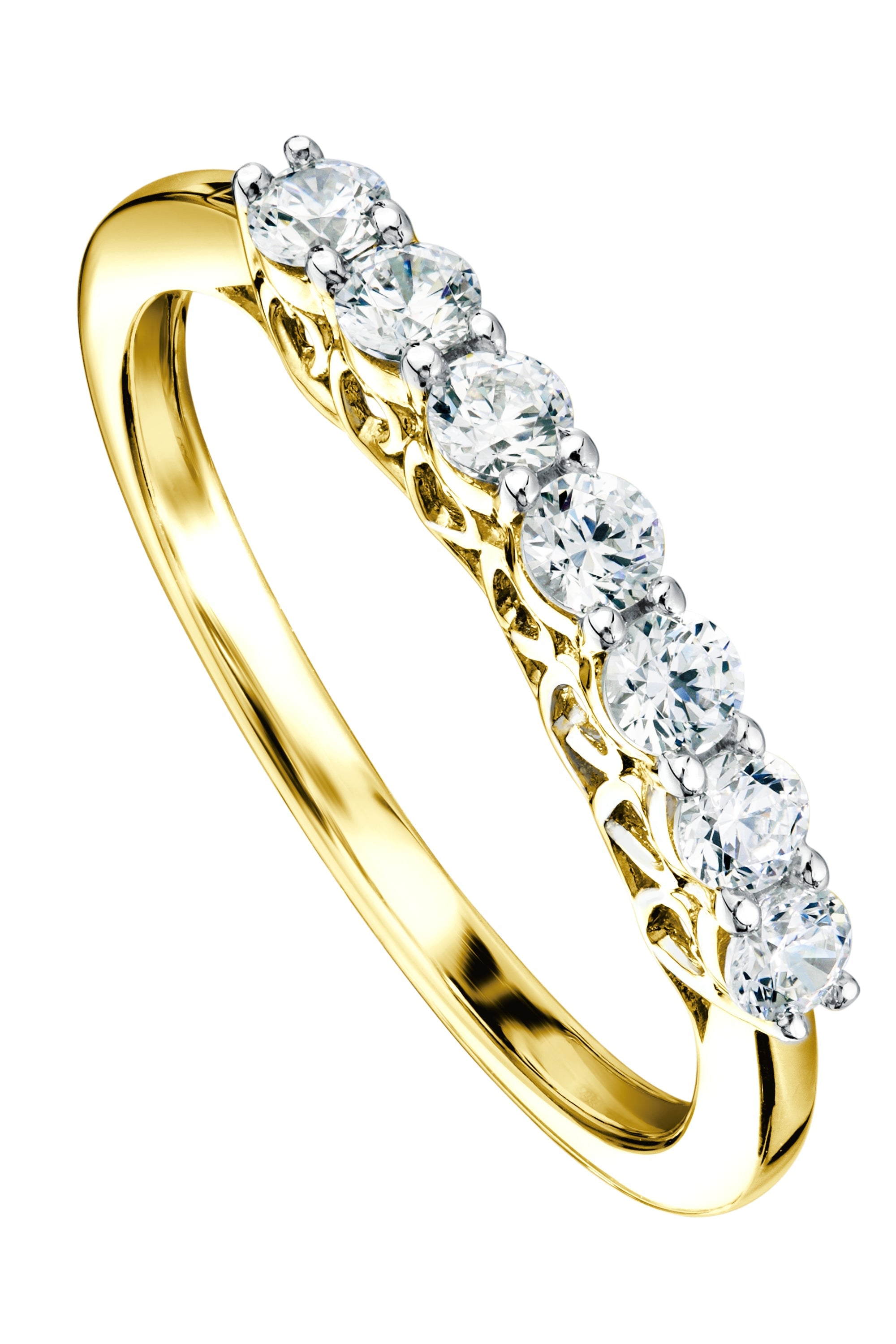 Women’s Nora Yellow Gold Lab Grown Diamond Ring Created Brilliance