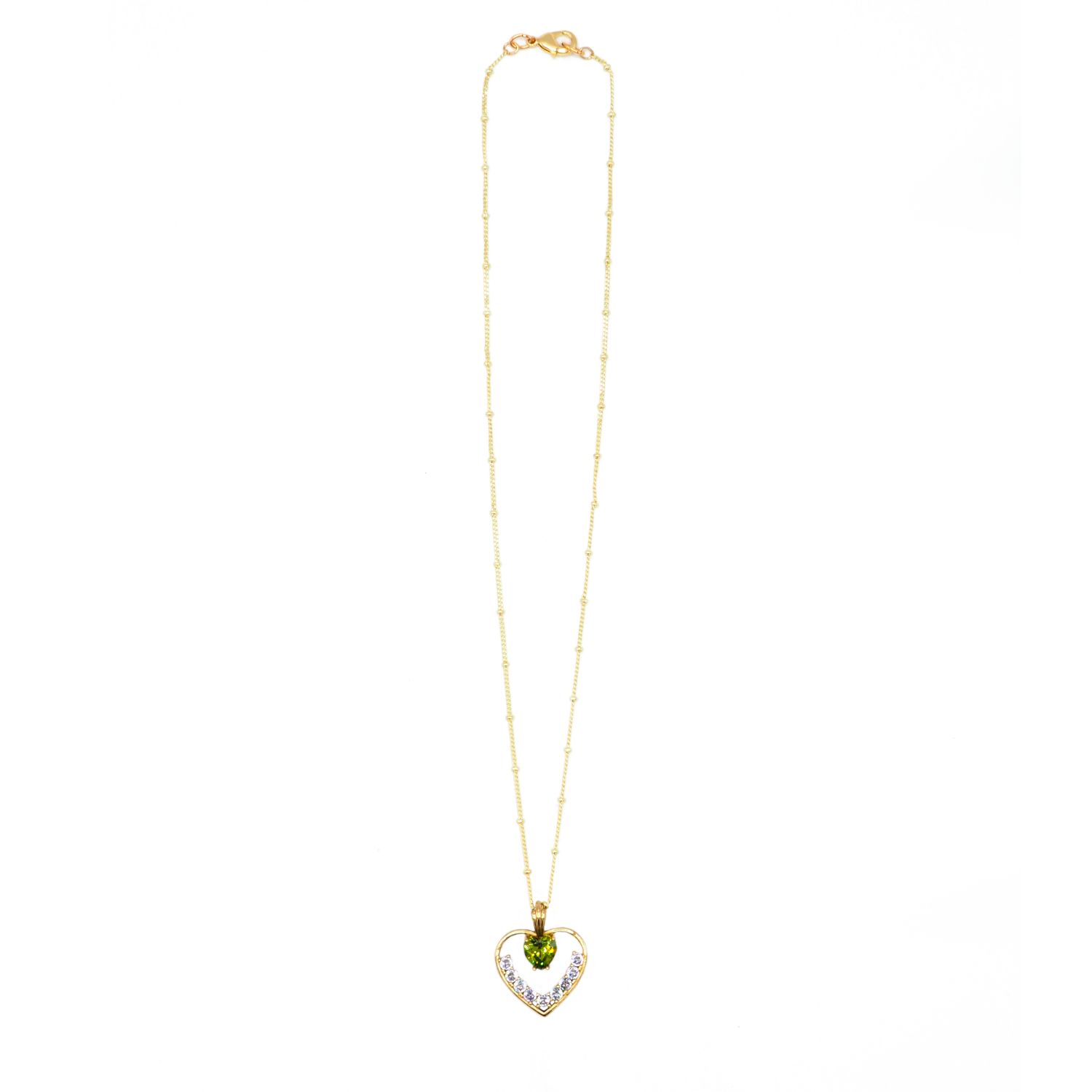 Women’s Green / Gold Ariel Necklace - Green Sita Nevado