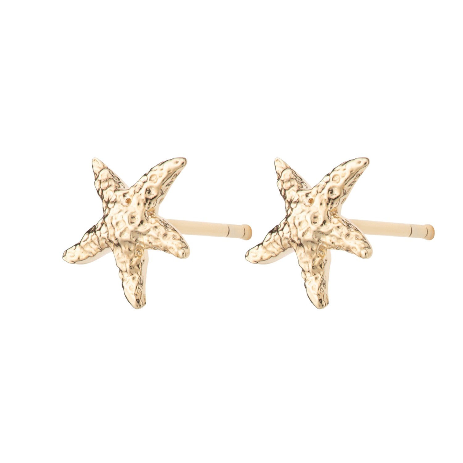 Women’s Gold Plated Starfish Stud Earrings Lily Charmed