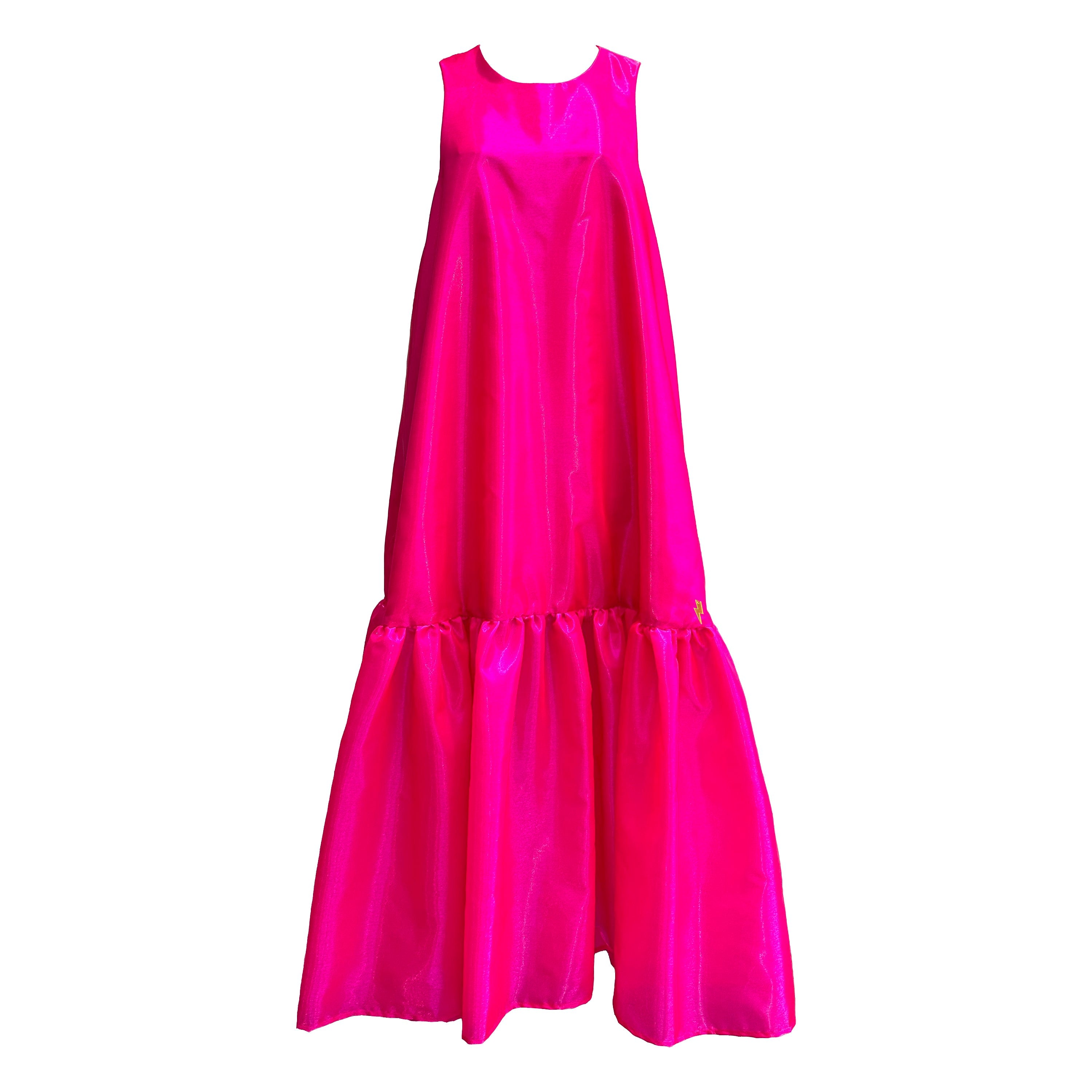 Women’s Pink / Purple The Blaise Dress - Cerise Small Blaise London