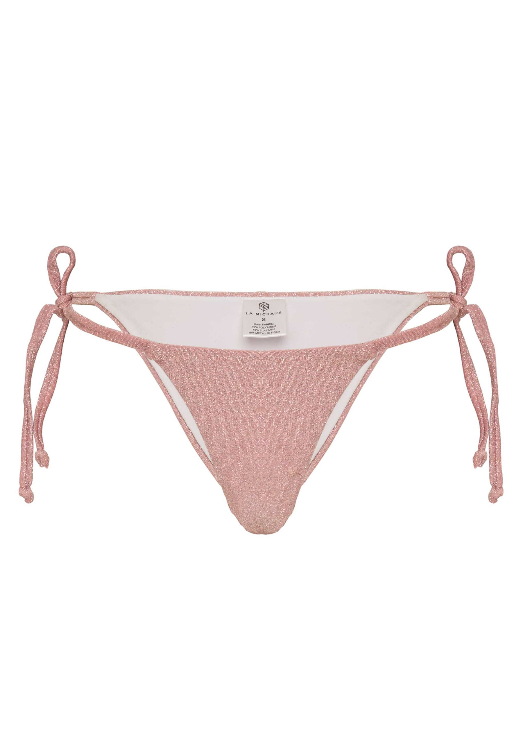 Women’s Pink / Purple Olivia Pink Bikini Bottom Large La Michaux