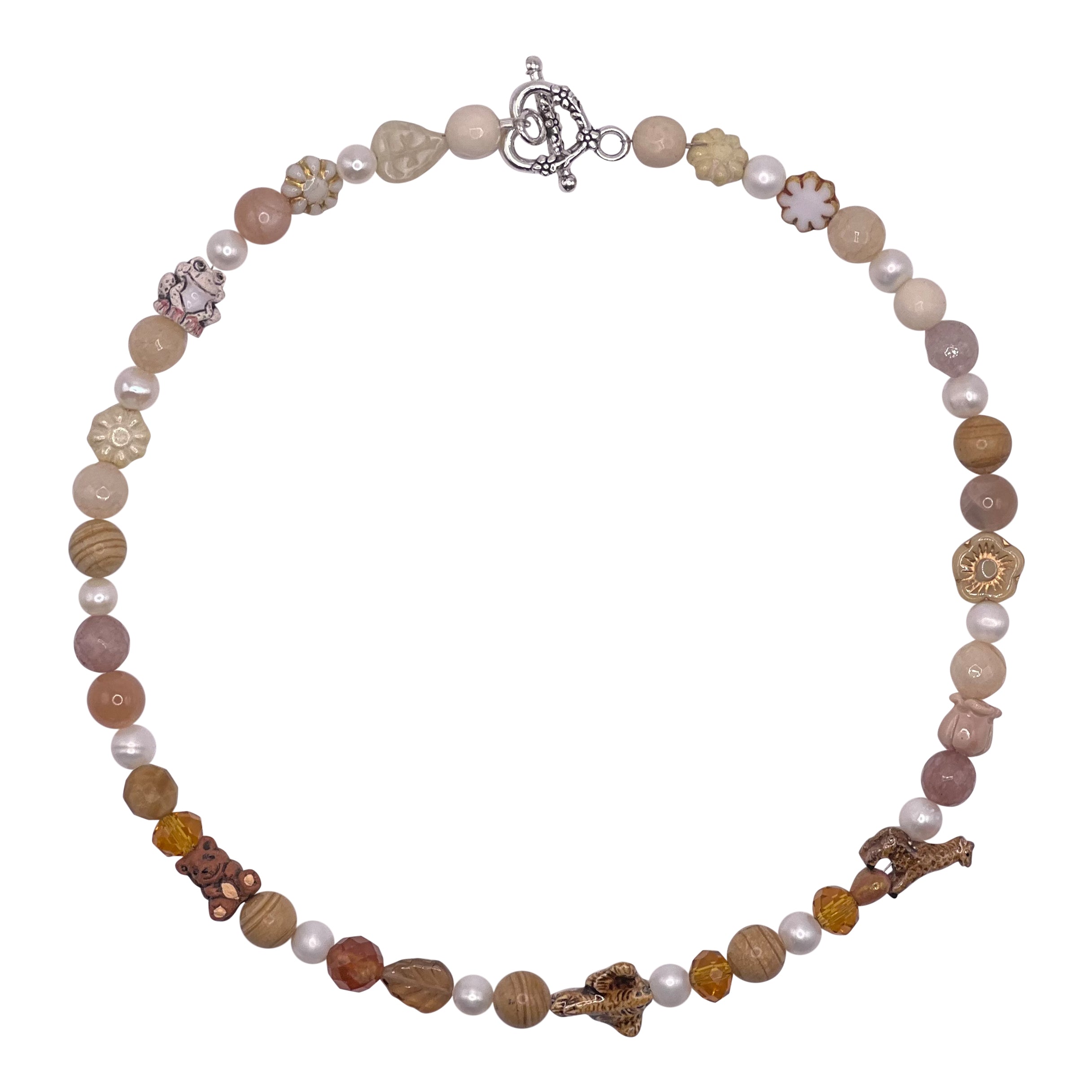 Women’s White / Brown Foresee Necklace Cloud Haven