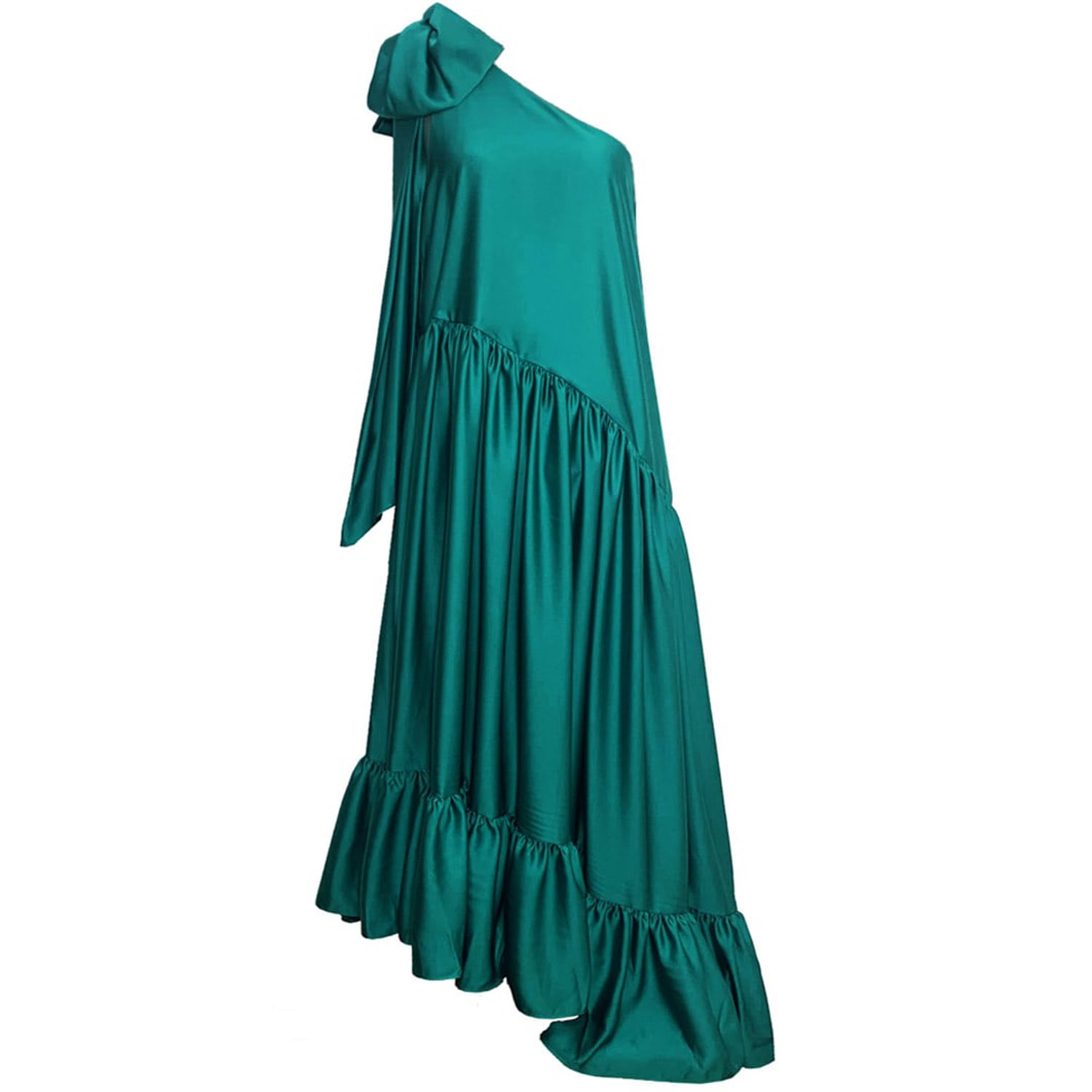 Women’s HortÃªnsia - Turquoise Blue Long Dress S/M JacarandÃ¡