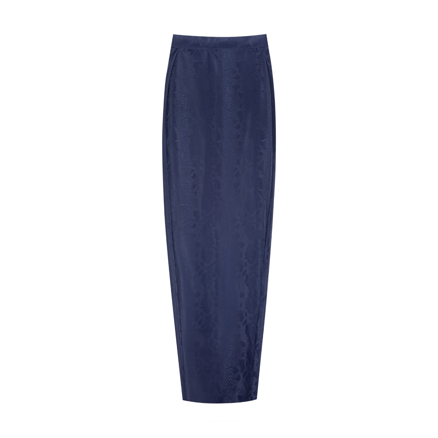 Women’s Blue Snake Skin Pencil Skirt Xxs ch