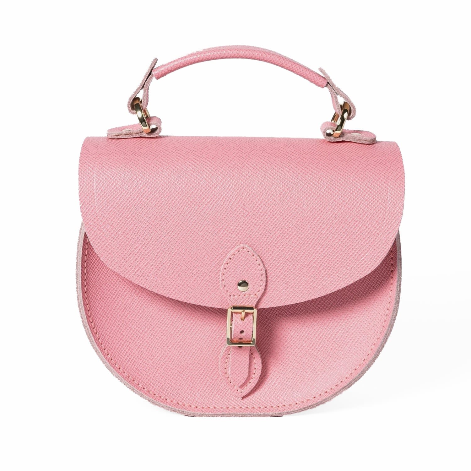 Women’s Pink / Purple The Isla - Salmon Pink Saffiano The Cambridge Satchel Co.