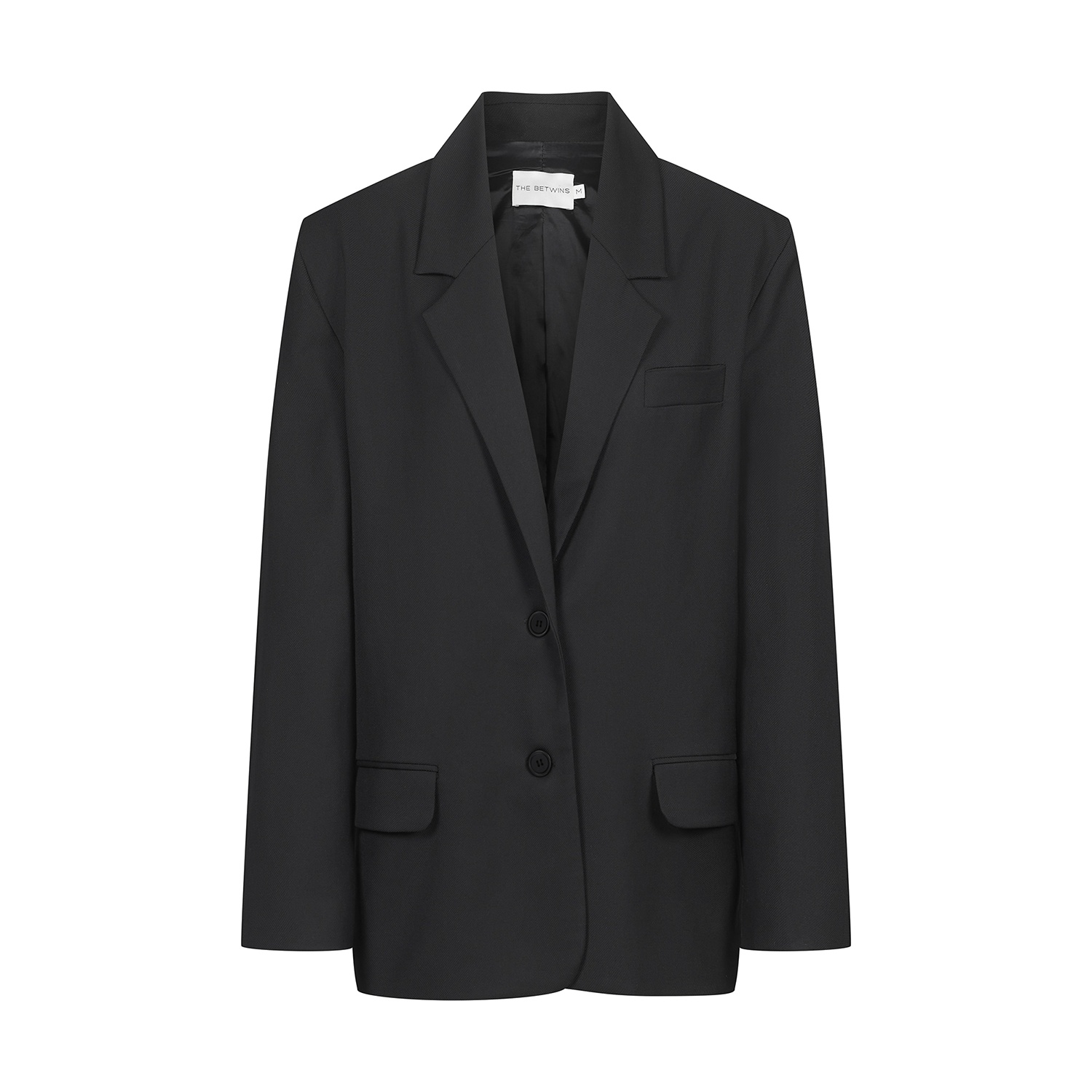 Women’s Wool Oversized Blazer In Black Small The Betwins