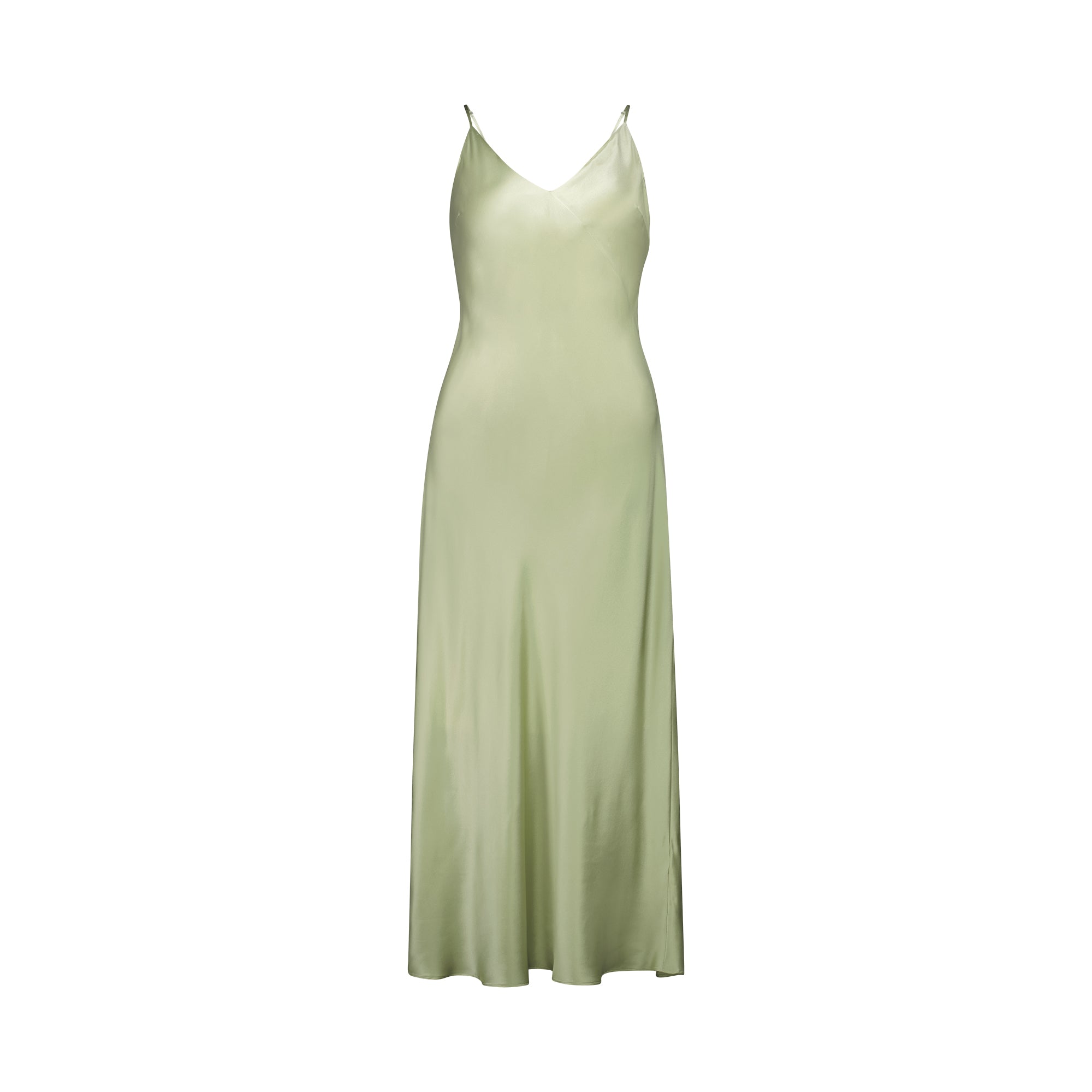 Women’s Tokyo Pure Silk Slip Dress Sage Green Small Mera Silk