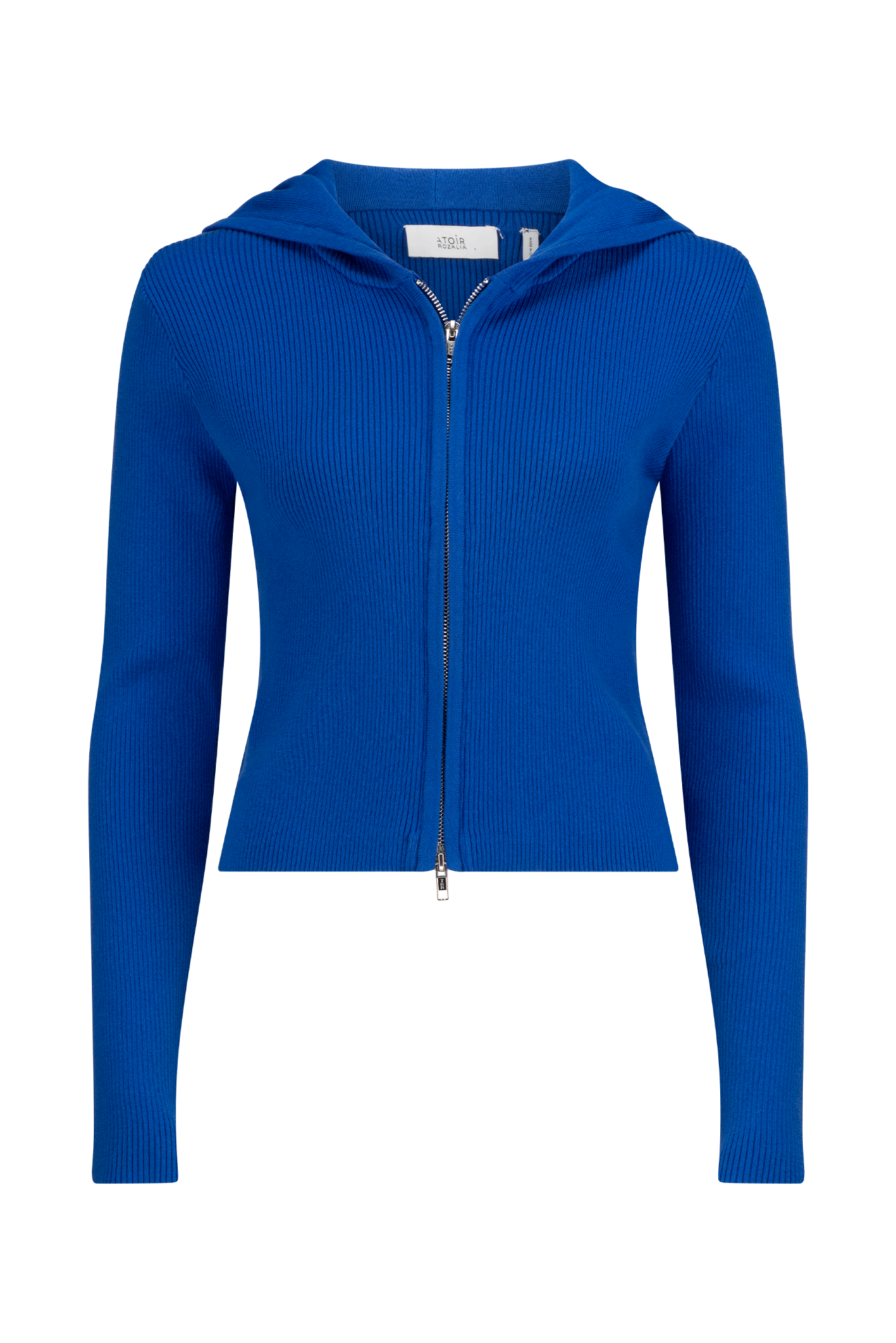 Women’s Blue The Zip Cardigan - Cobalt Extra Small Atoir