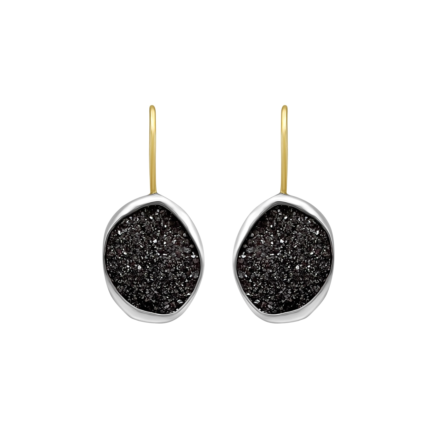 Women’s Black Daria Druzy Earrings Tory Long