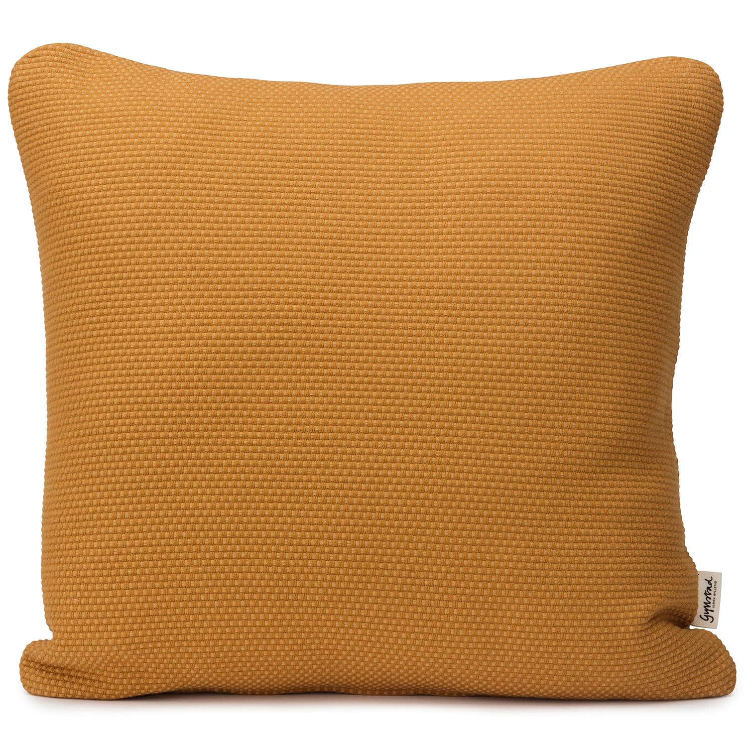 Yellow / Orange Heavy Weave Brass Cushion Cover Gyllstad