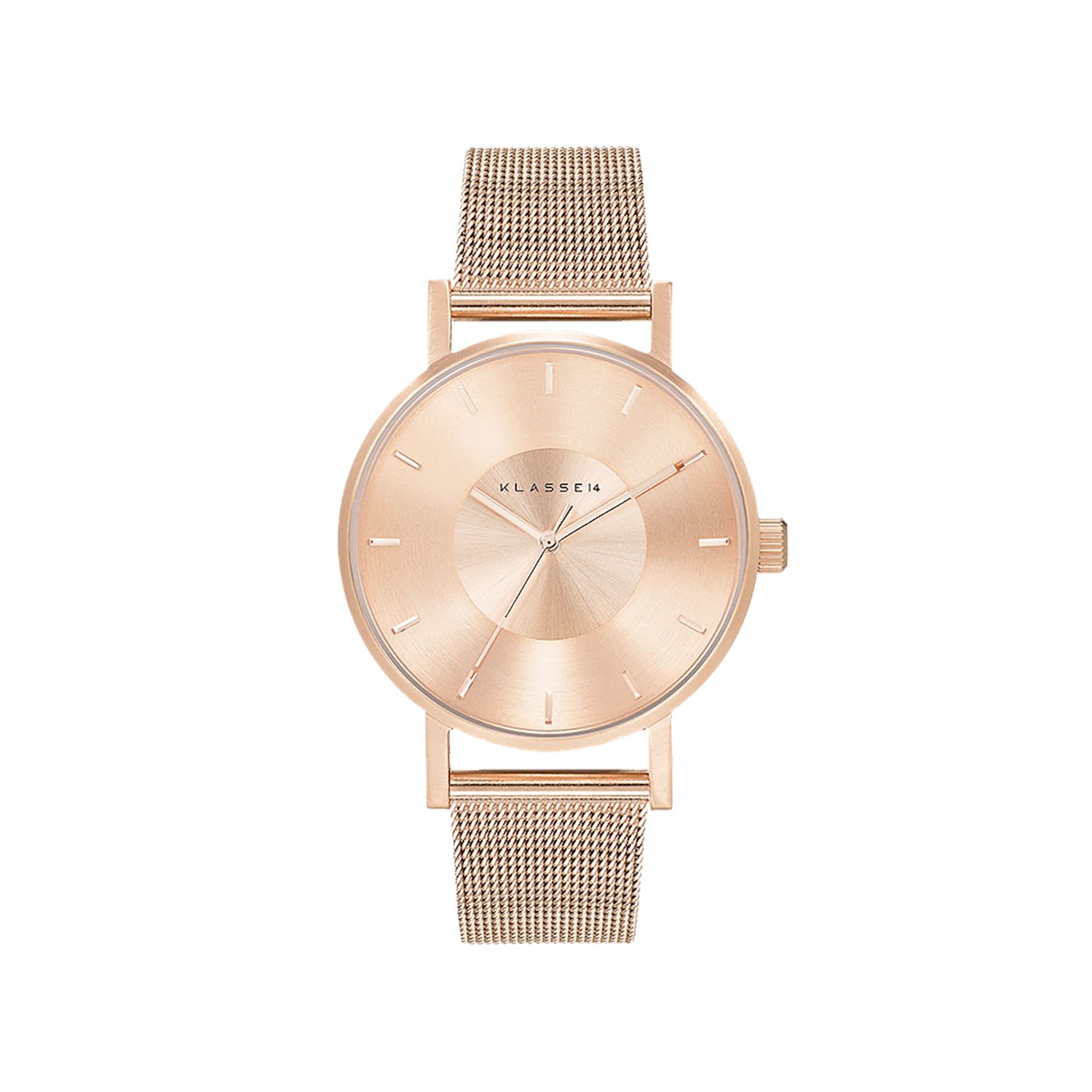 Women’s Volare Rose Gold With Mesh Band 36Mm Klasse14