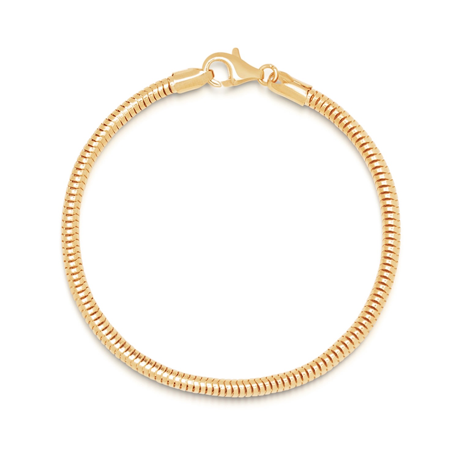 Men’s Gold Round Chain Bracelet Nialaya