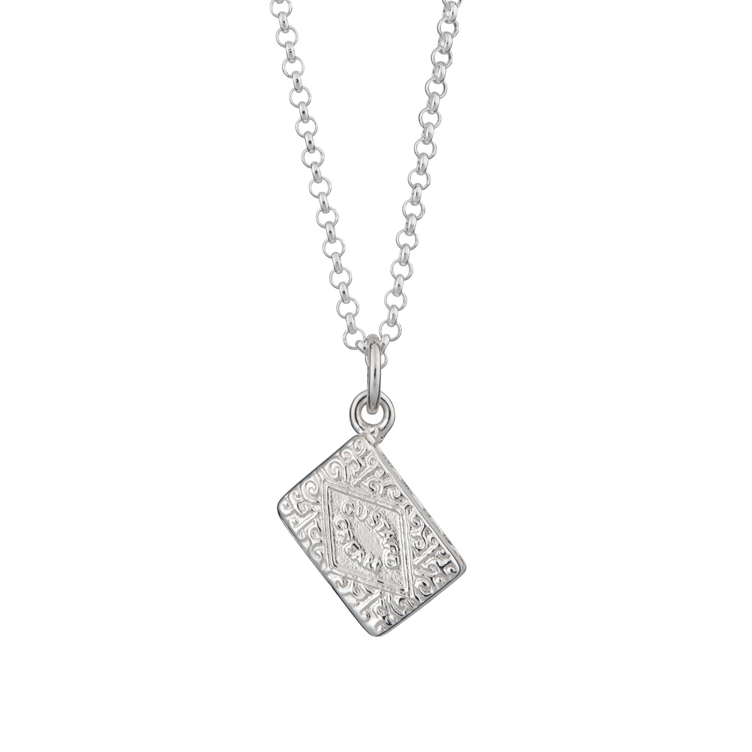 Women’s Sterling Silver Custard Cream Necklace Lily Charmed