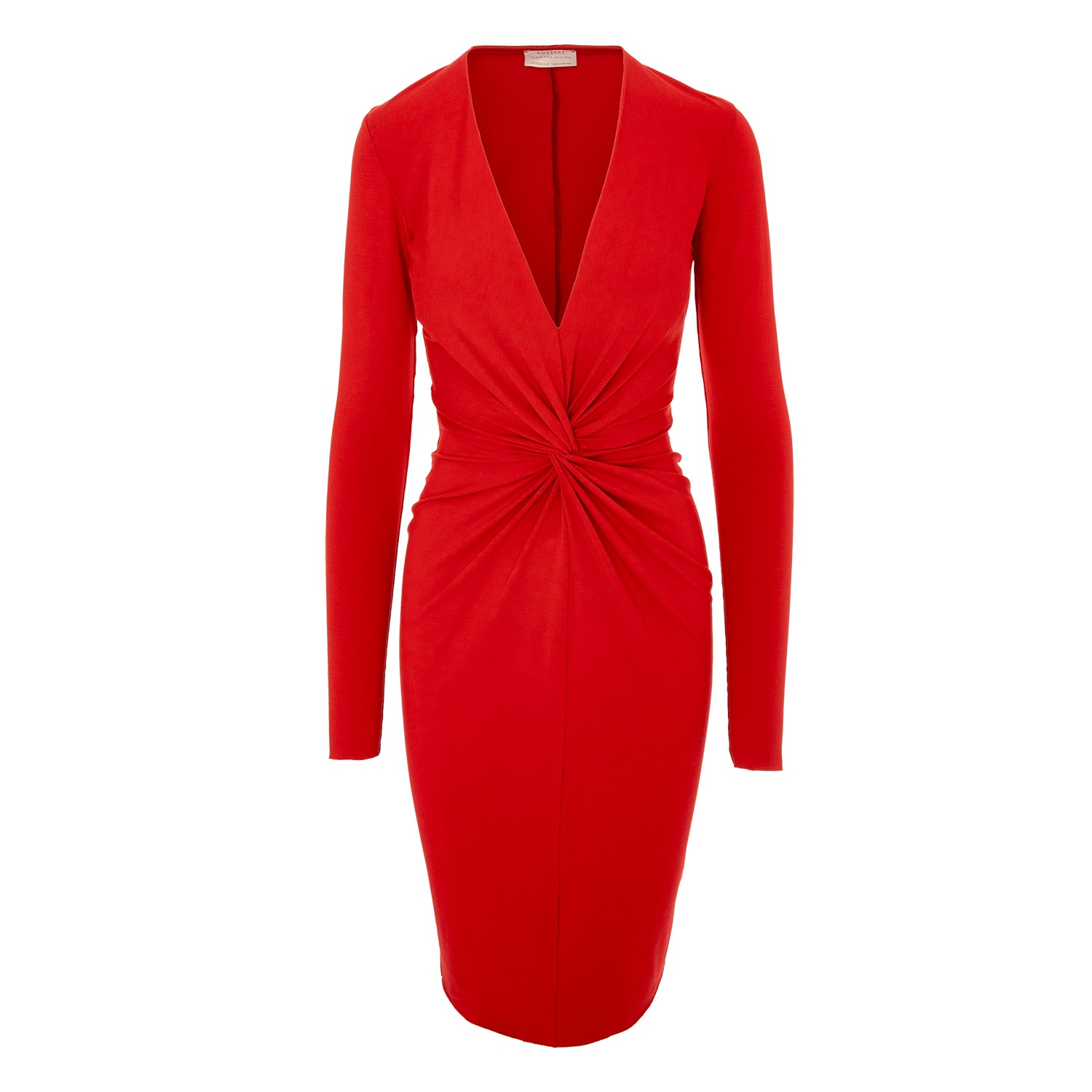 Women’s Mallorca Slinky Jersey Midi Dress In Red Xs/S Roserry