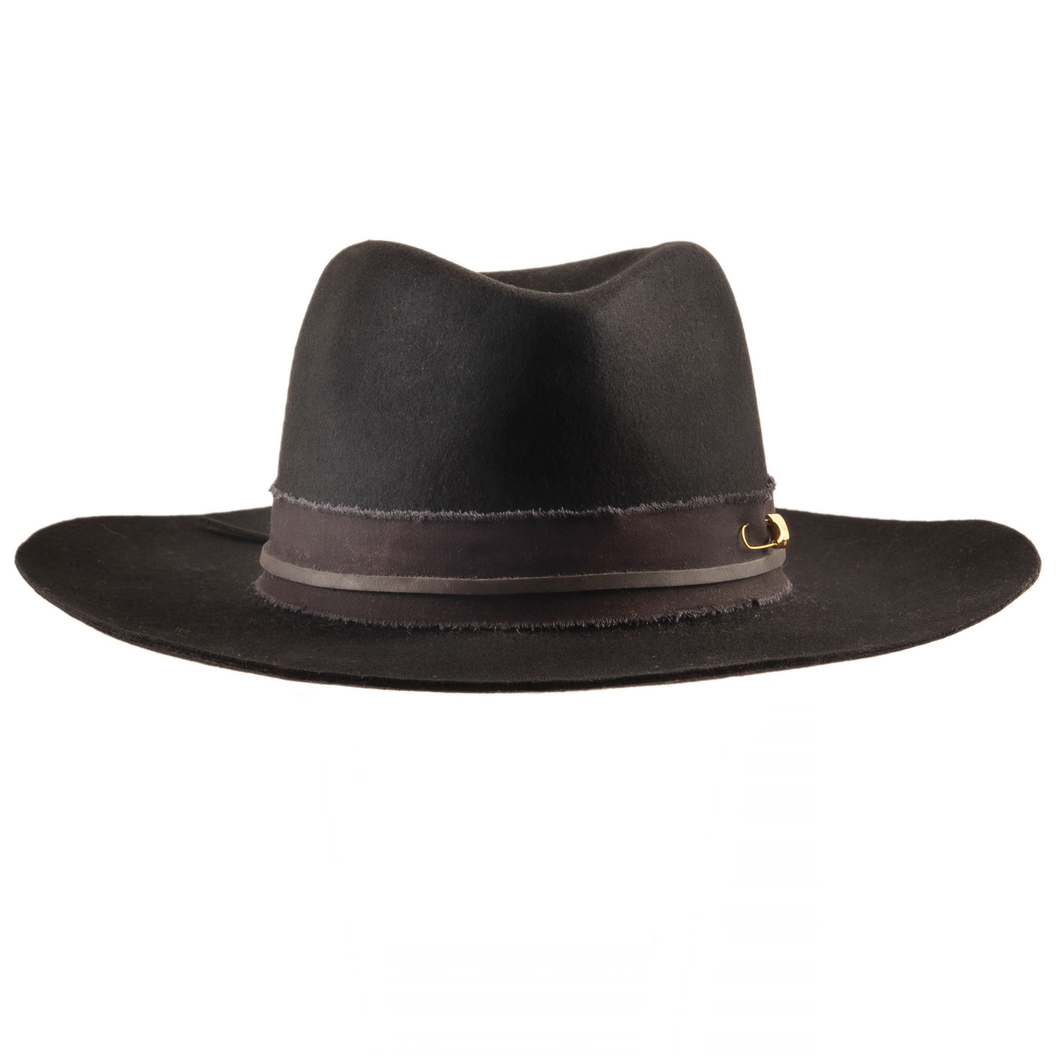 Women’s Kynance Black Fedora Hat Large Shaded the Label