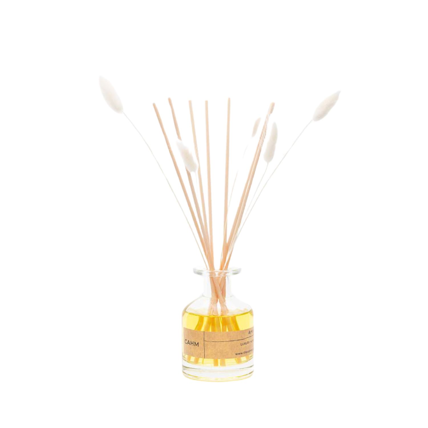 Neutrals / White Amalfi Coast Luxury Reed Diffuser - Clear Cahm