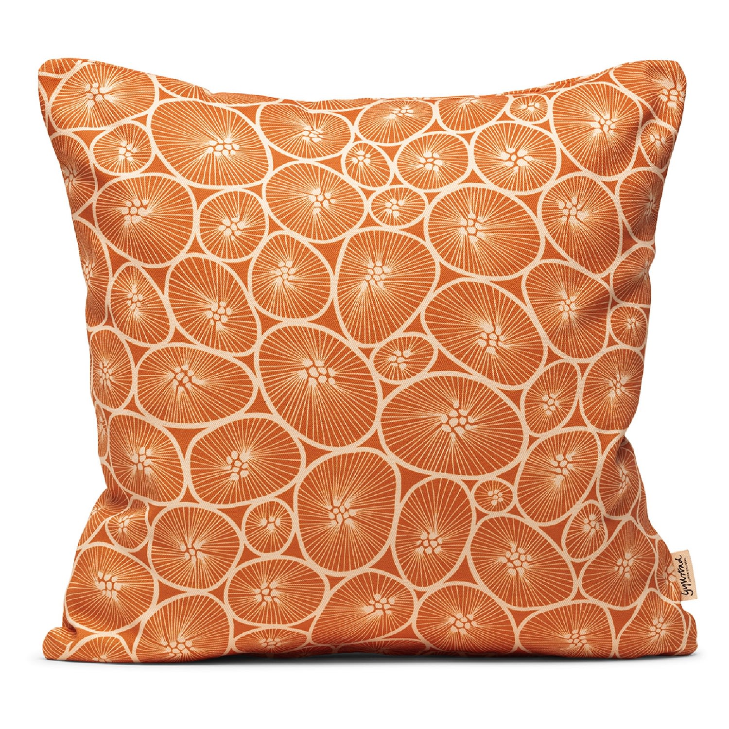 Yellow / Orange Korall Orange Cushion Cover Gyllstad