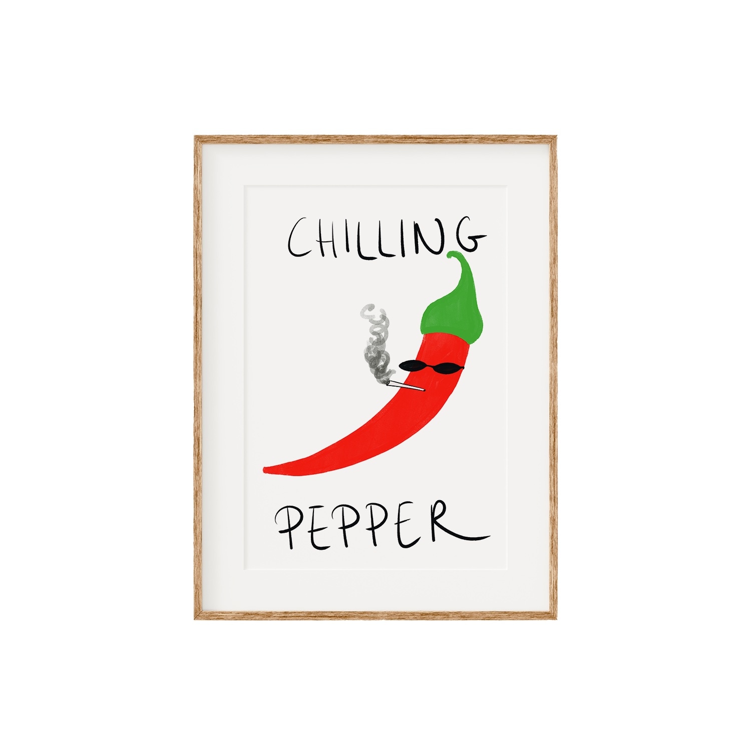 Chilling Pepper Print A3 297 X 420Mm Oh Oly