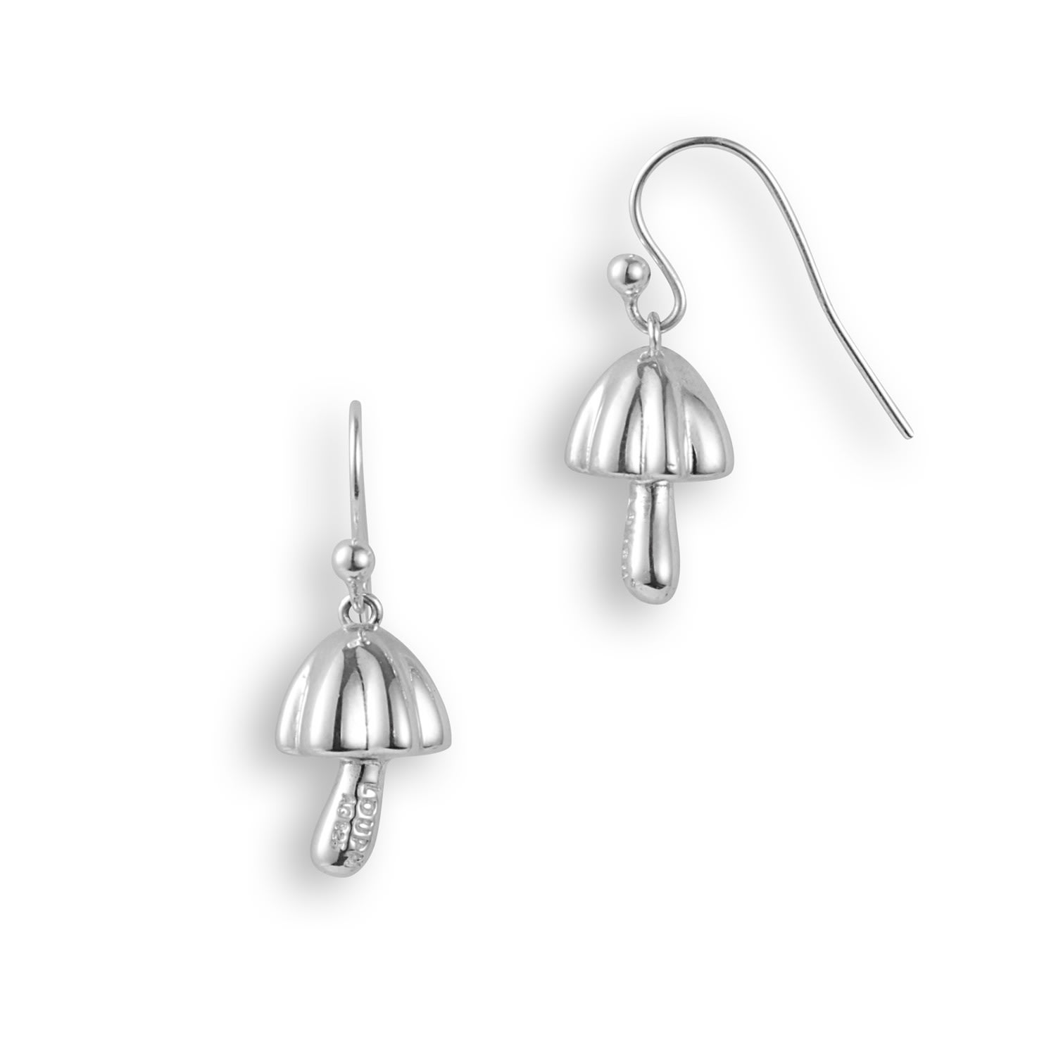 Women’s Choco Mushroom Earrings - Sterling Silver Loupn