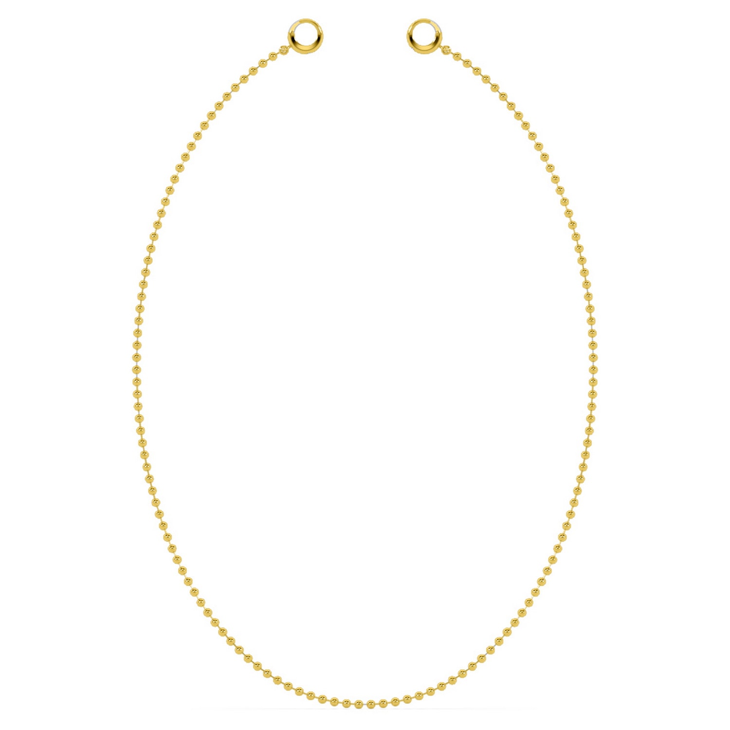 Women’s Baby Sphere Necklace - Gold Oni Fine Jewelry
