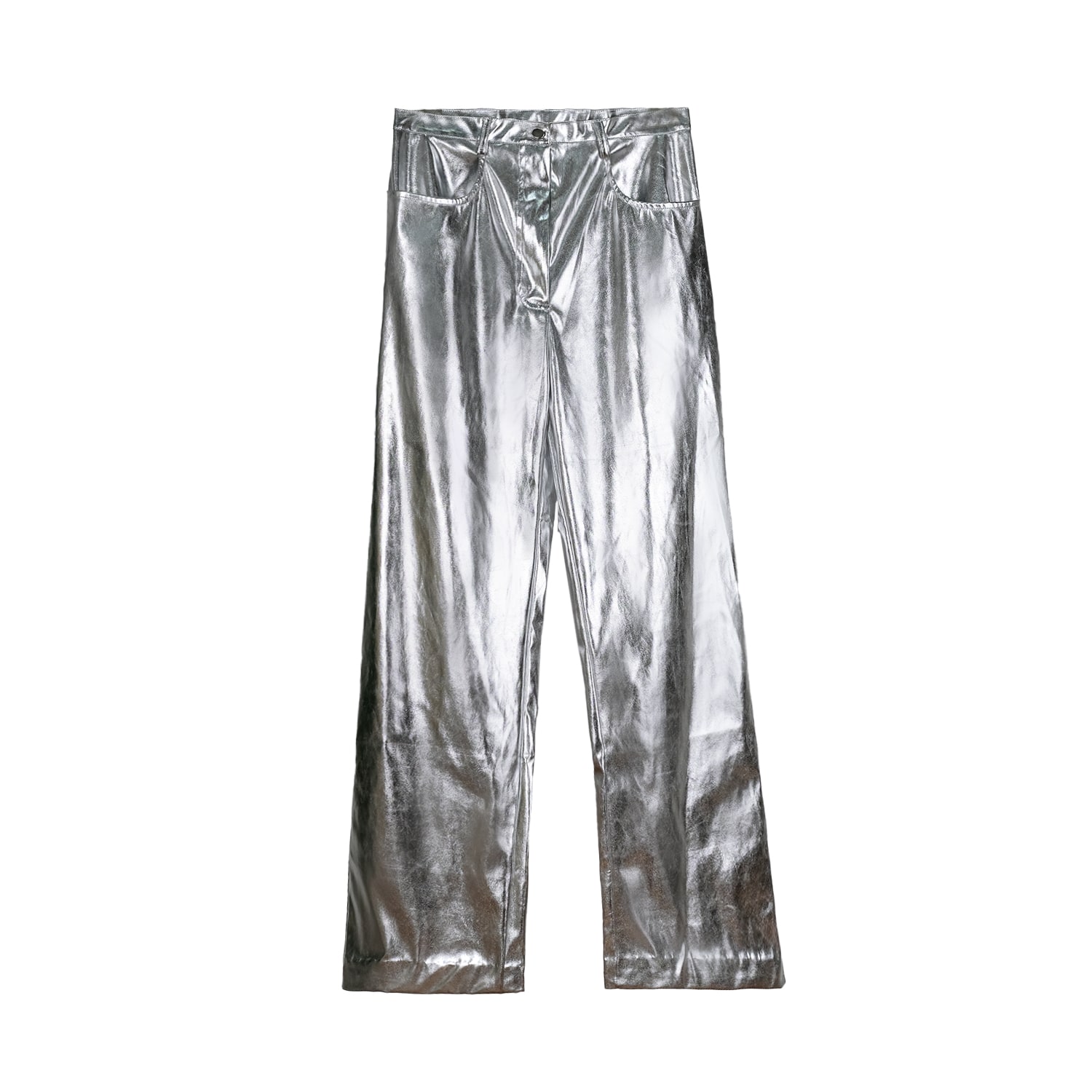 Women’s Ravesca Silver Pants Small Ats the Label