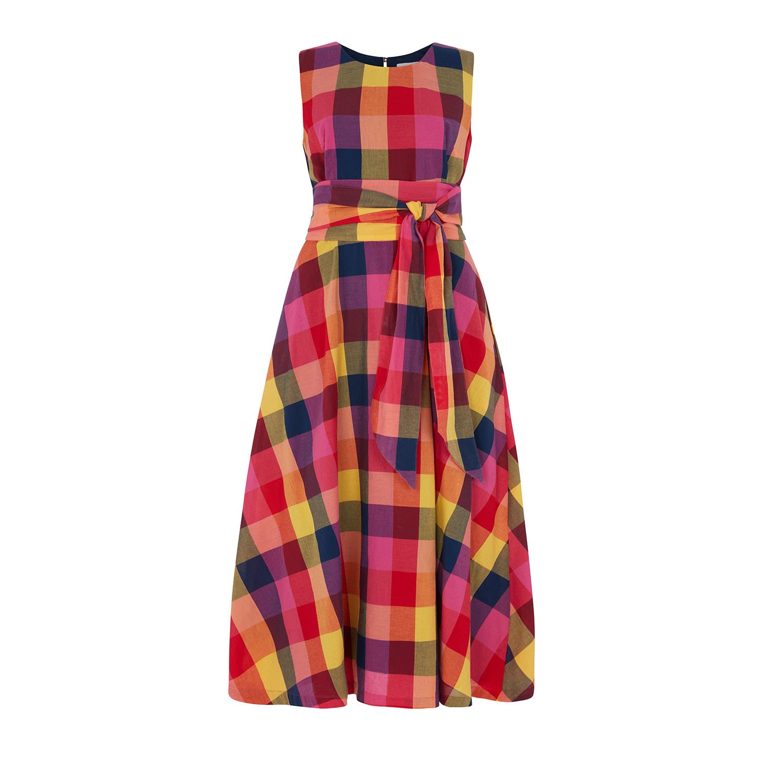 Women’s Roberta Jaipur Plaid Dress Extra Small Emily and Fin