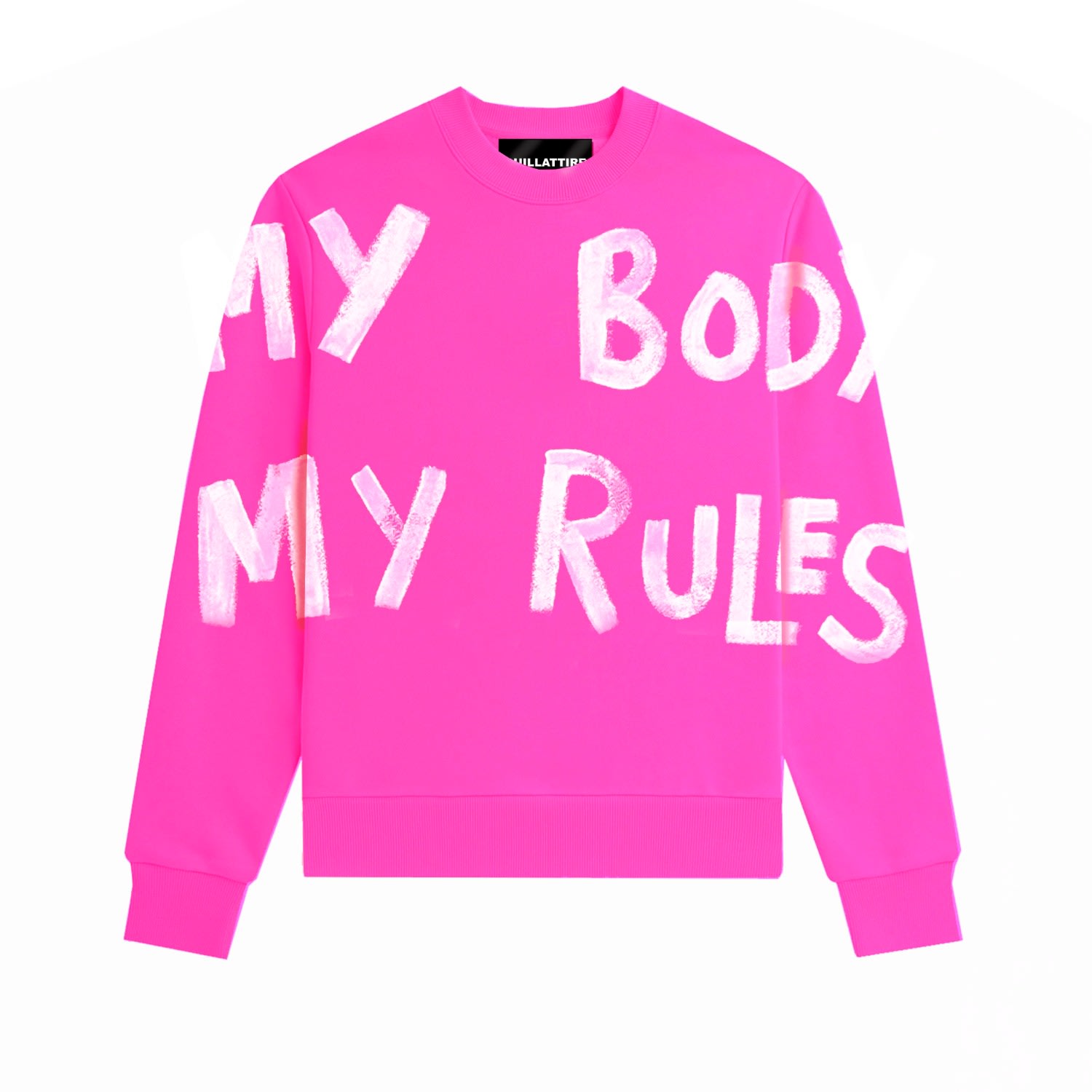 Women’s Pink / Purple Pink ’My Body, My Rules’’ Sweatshirt 3Xl Quillattire