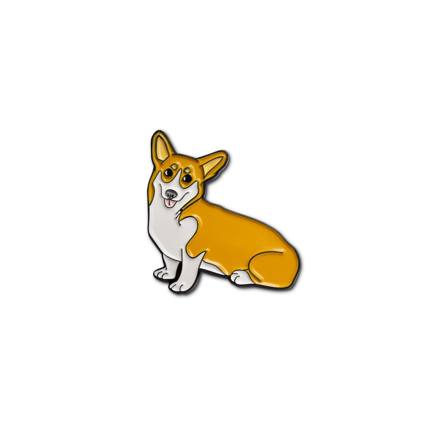 Women’s Enamel Pin Queen’s Corgi Make Heads Turn