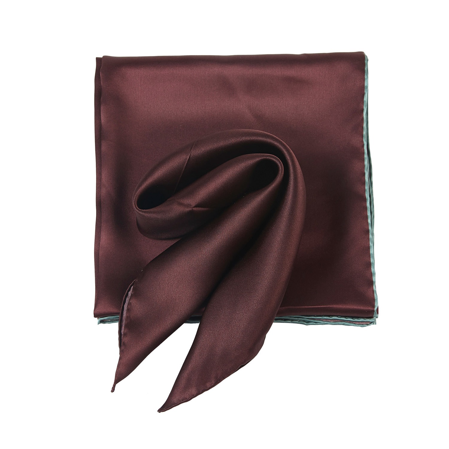 Women’s Brown Pure Silk Scarf Olive Tree Solid Colour Collection Olive Purple Small Small Soft Strokes Silk