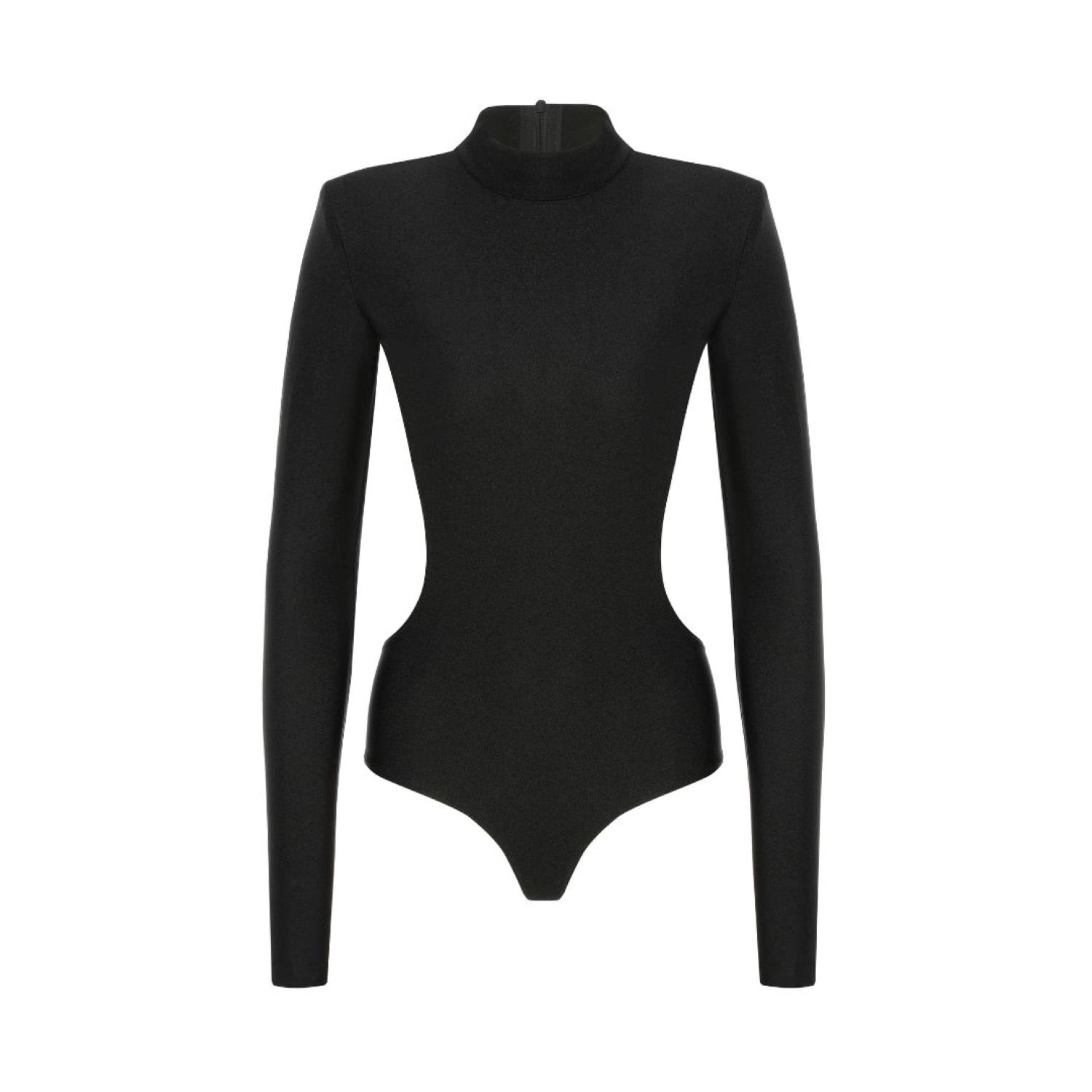 Women’s Black Ivy Bodysuit Medium Maeve