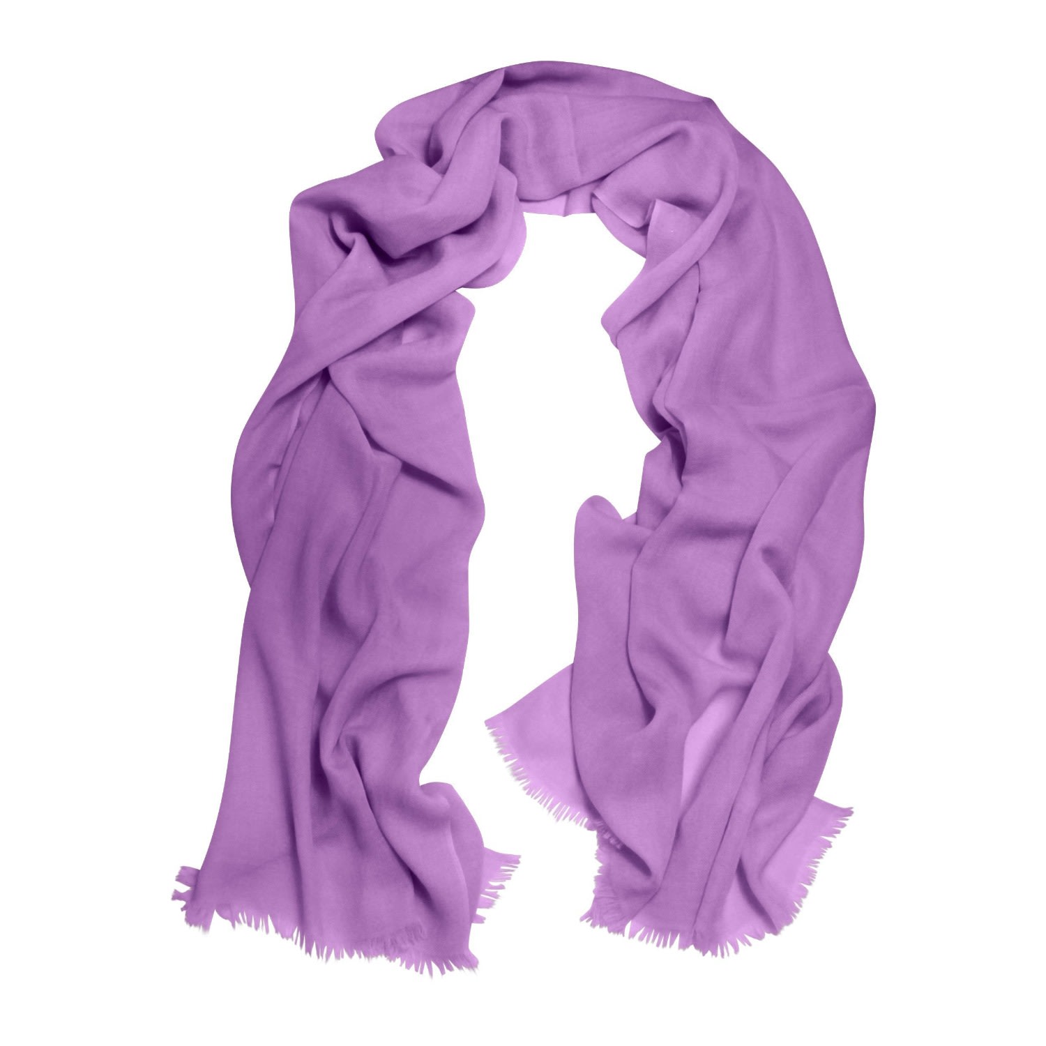 Women’s Pink / Purple Cressida Pure Cashmere Pashmina - Lilac Cornelia James