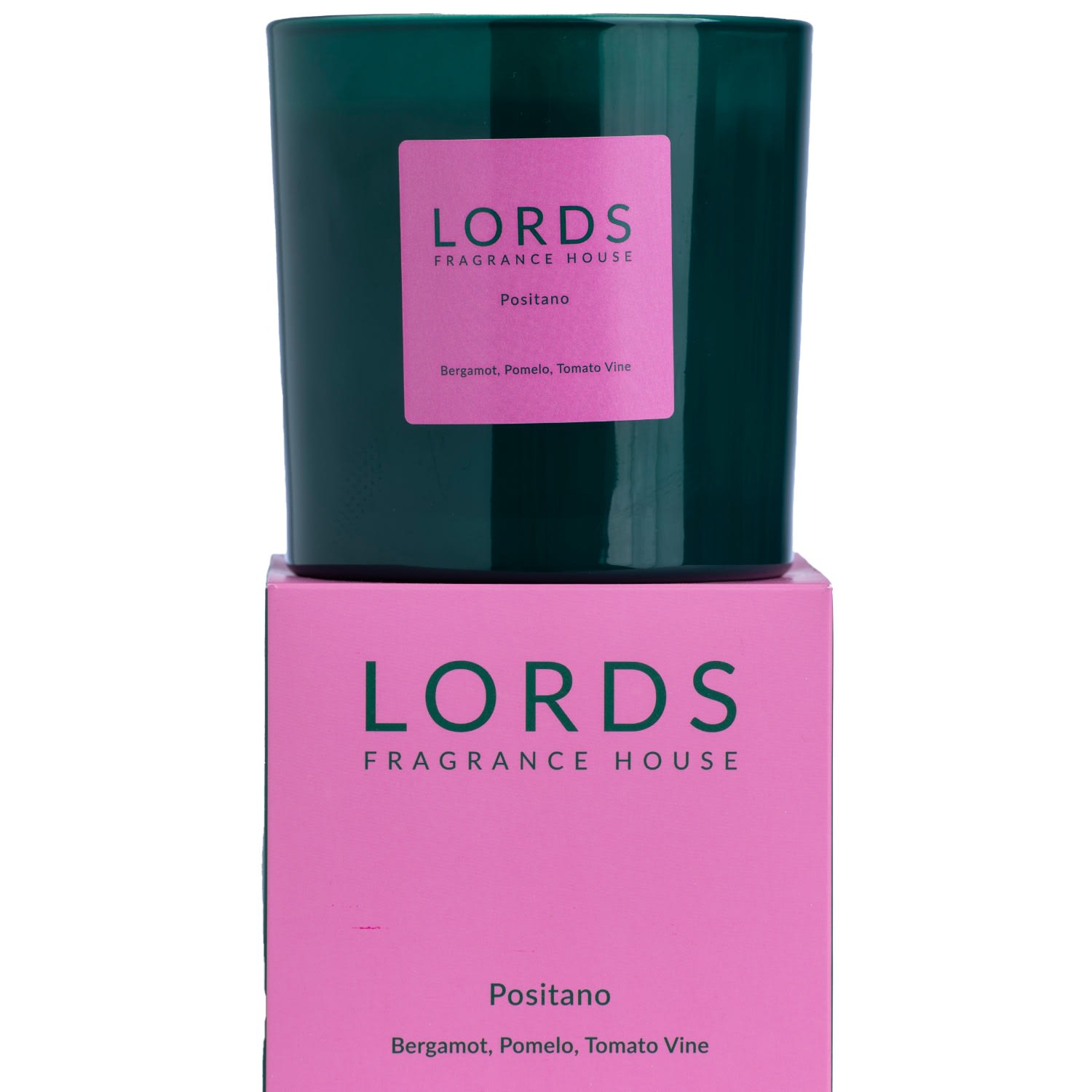 Green / Pink / Purple Positano 3 Wick Candle Lords Fragrance House
